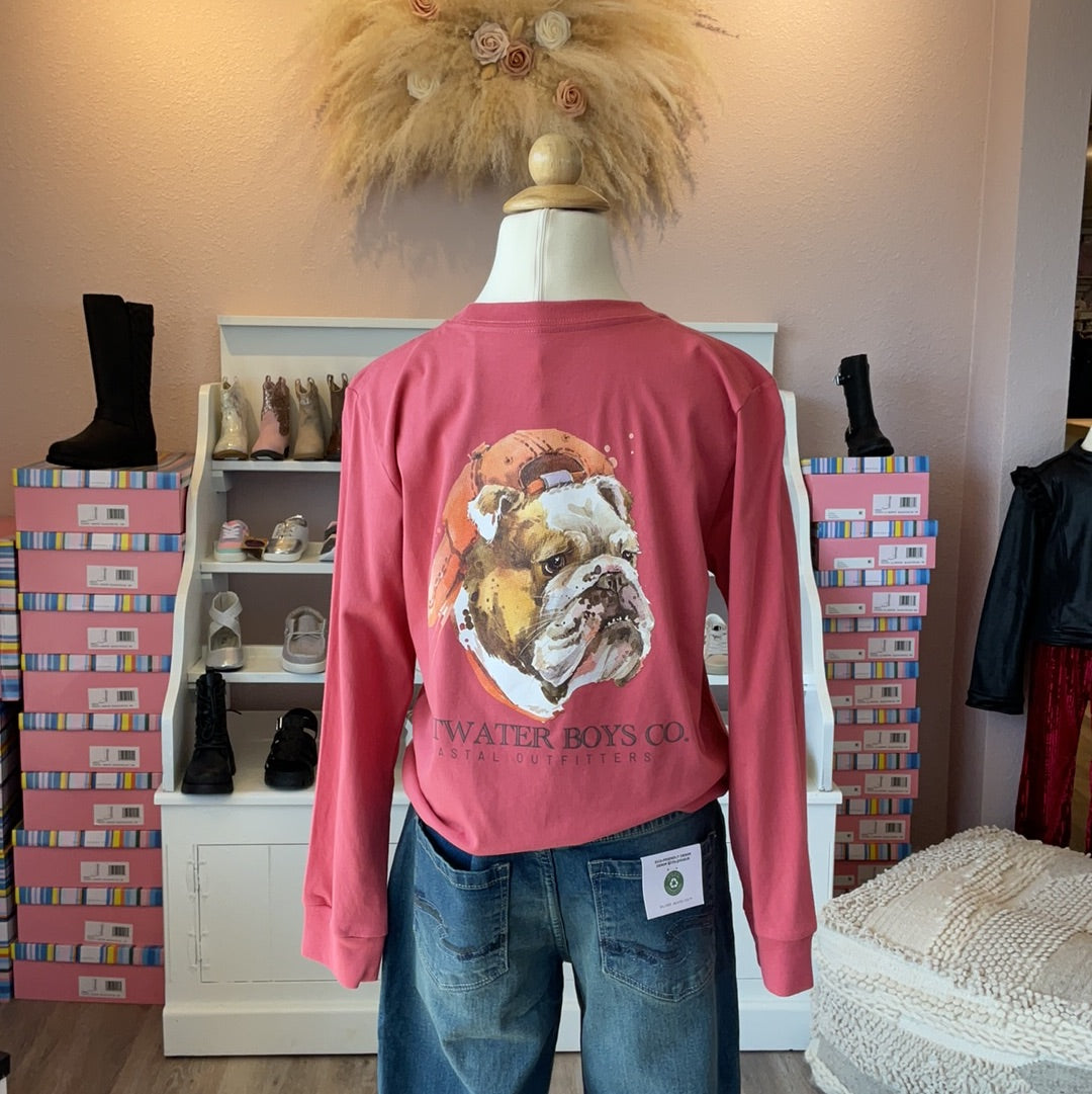 BULLDOG GRAPHIC TEE LS