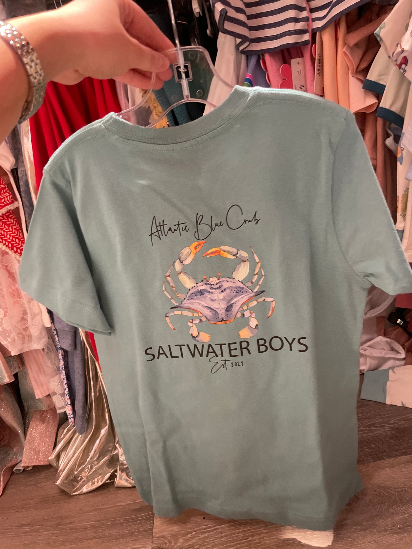 Atlantic Crab Short Sleeve Tee Saltwater
