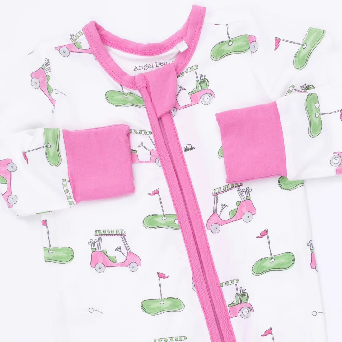 Pink Golf Carts Convertible Romper