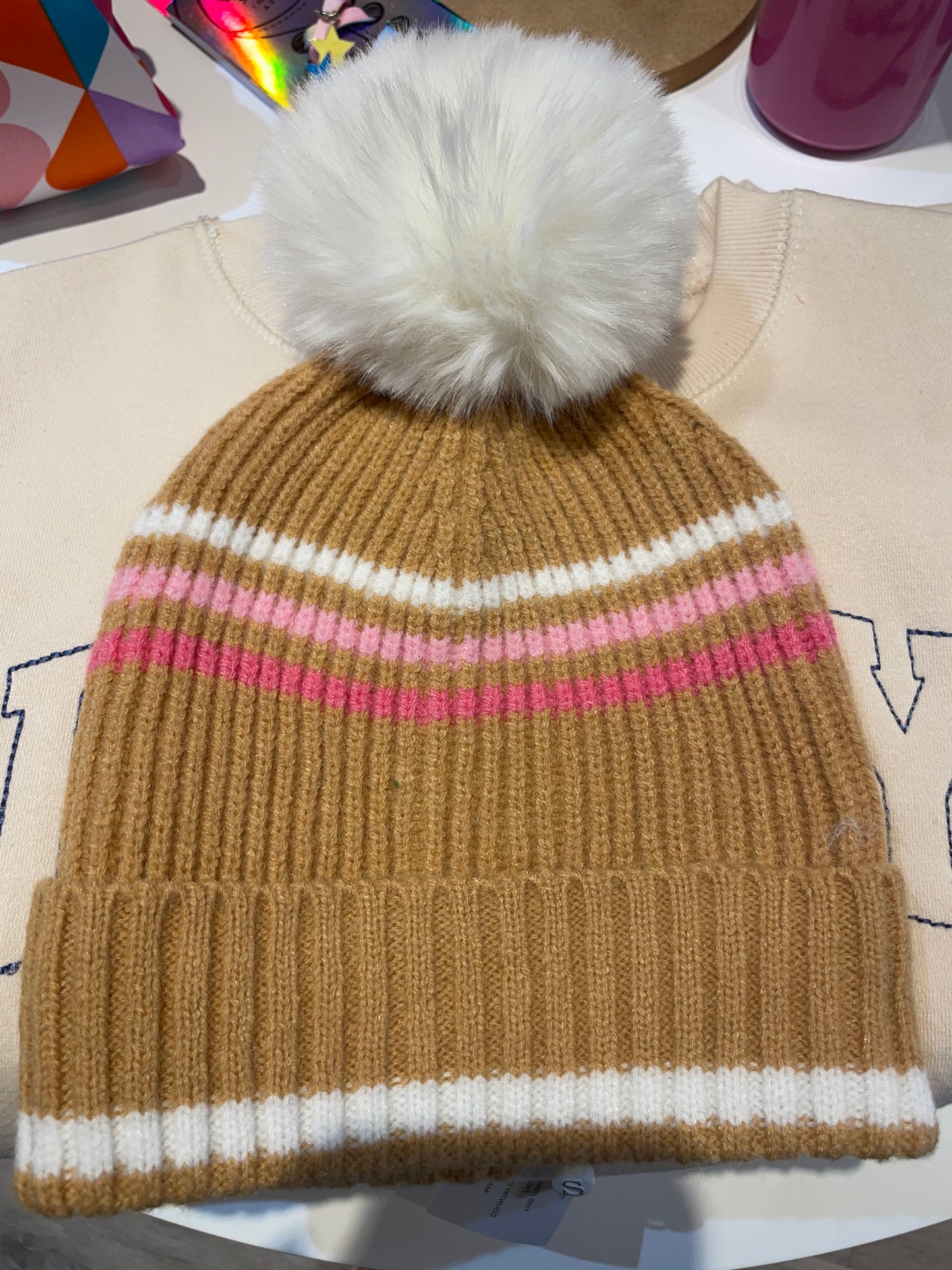 Tan Maeve Beanie