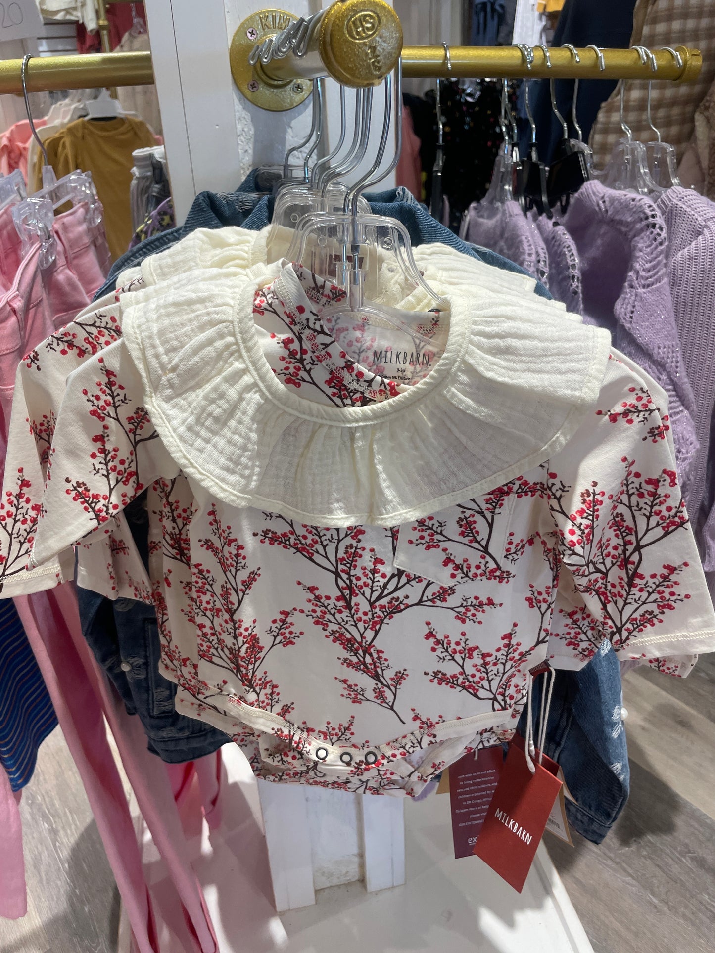 Cotton Stretch One Piece Winterberry