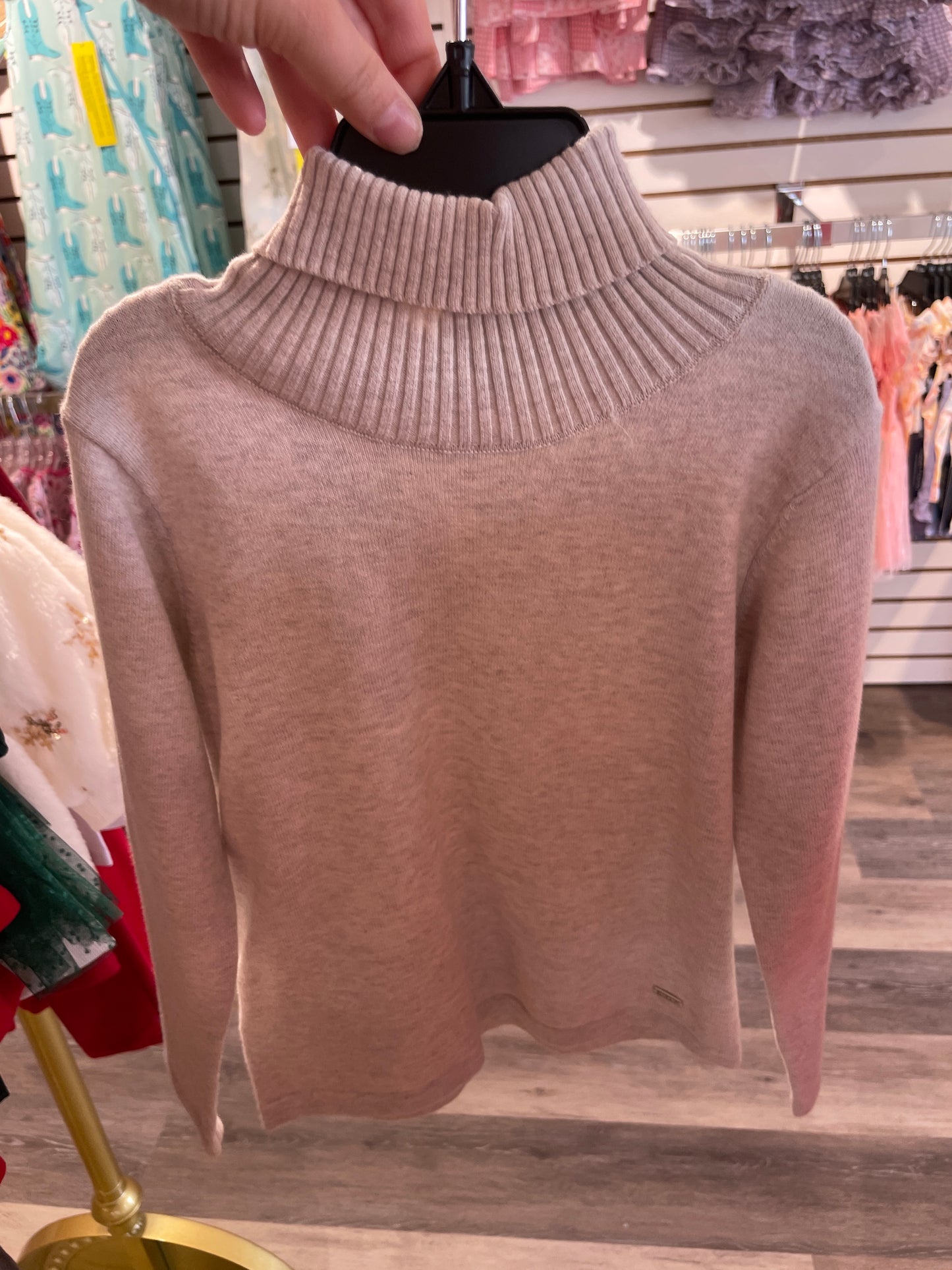 Basic Knitted Turtleneck Sweater