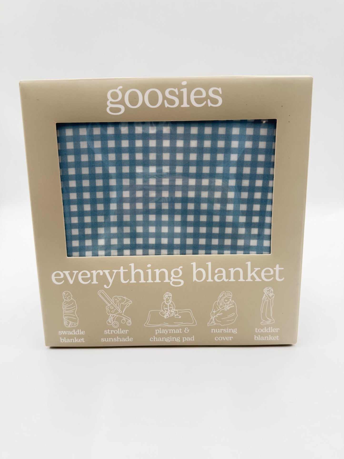 Blue Gingham Everything Blanket