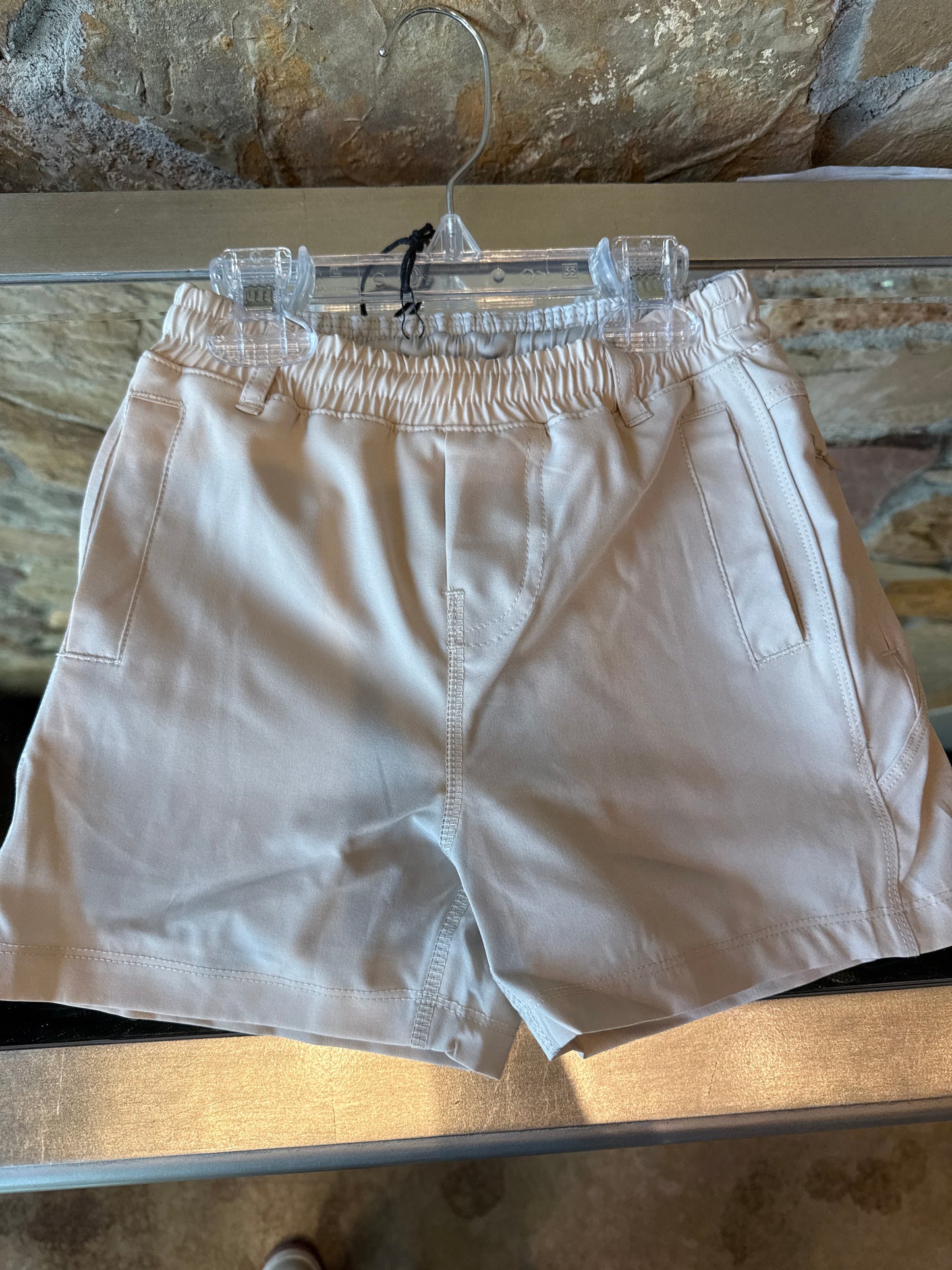 Stone Khaki FB Shorts