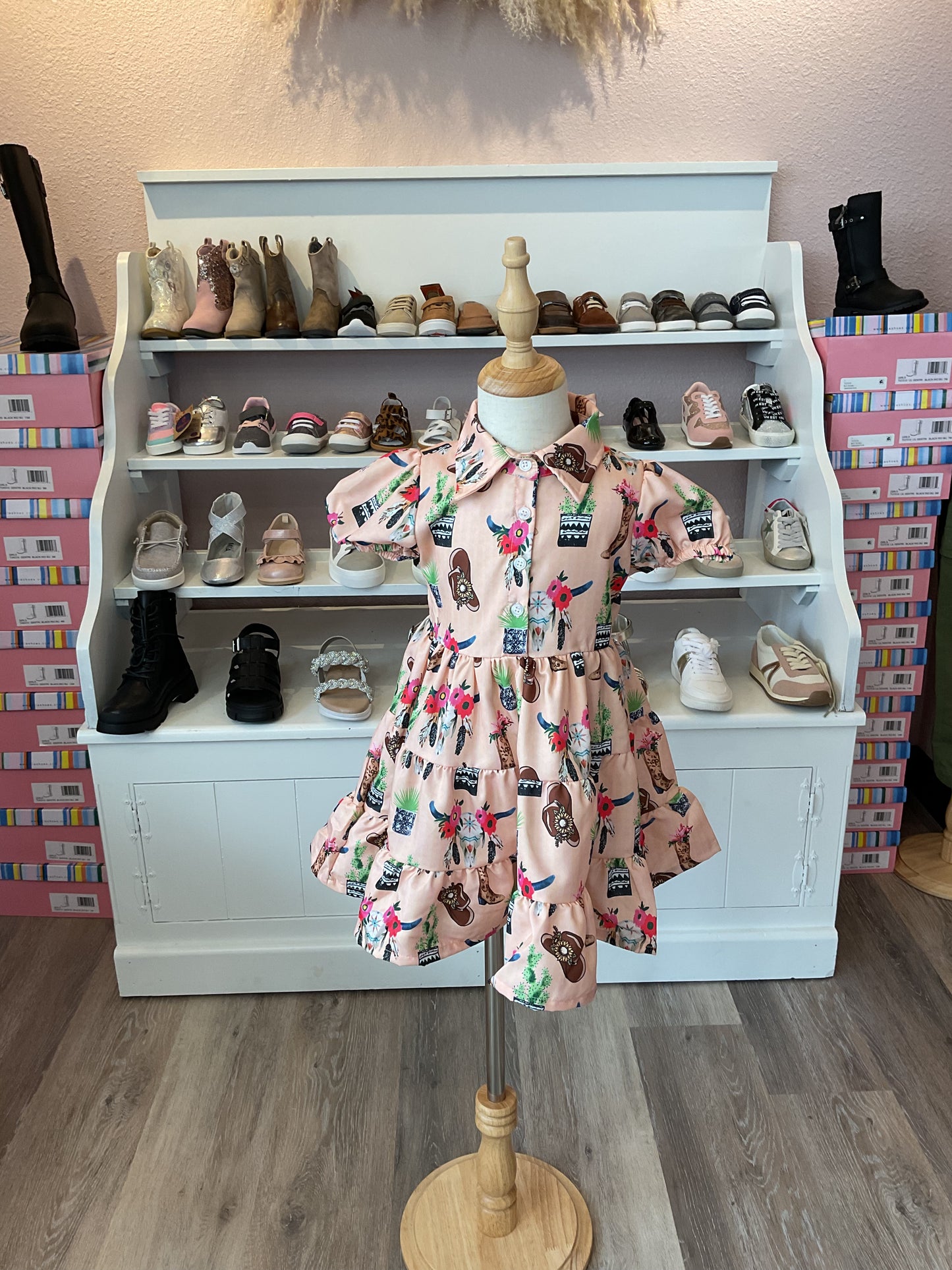 Flower Skull Flow Dress