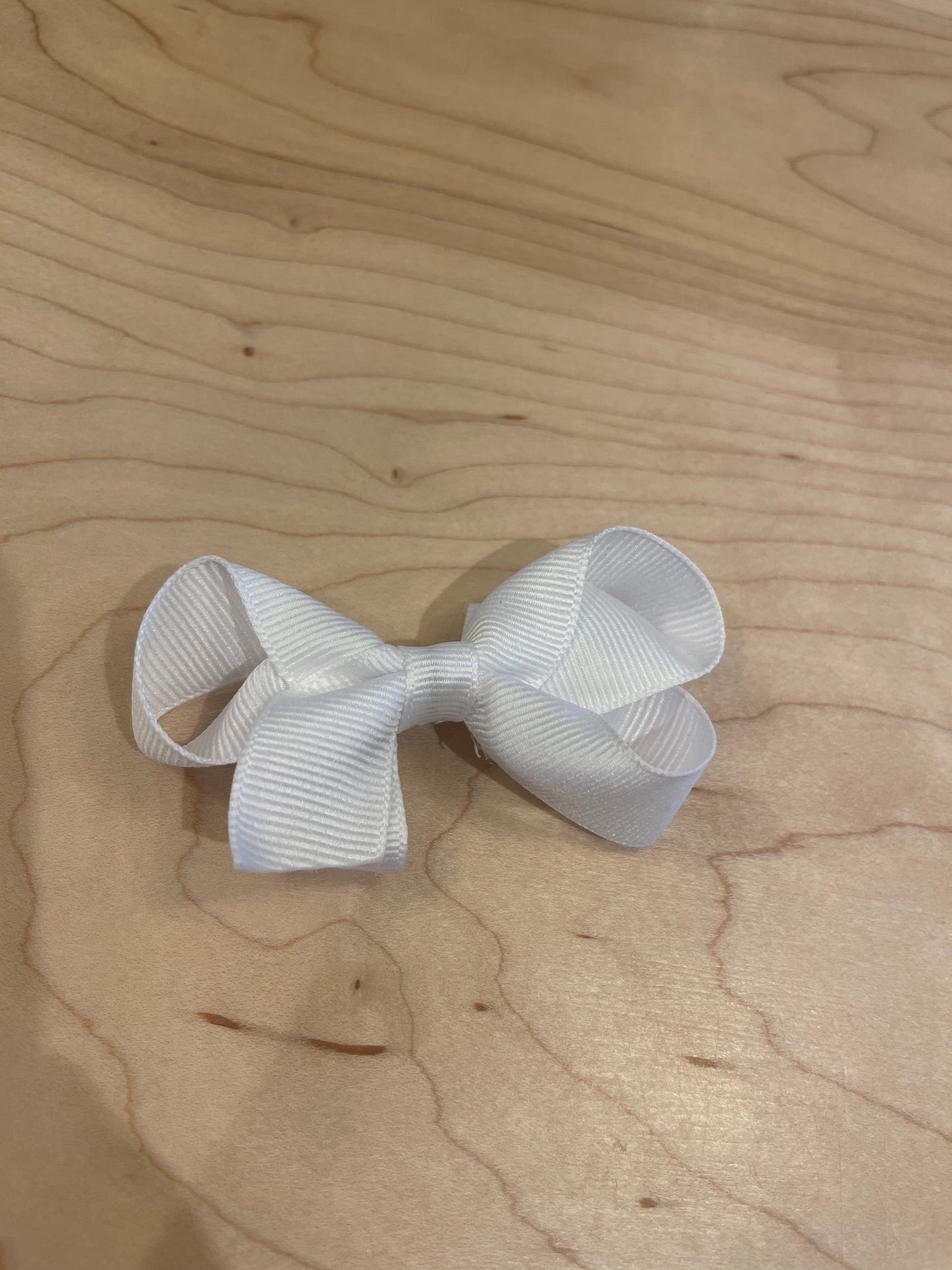 WHITE MINI BOW