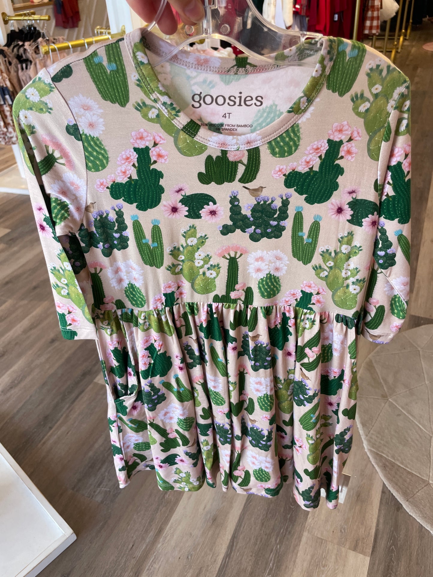 Cactus Blooms Pocket Dress