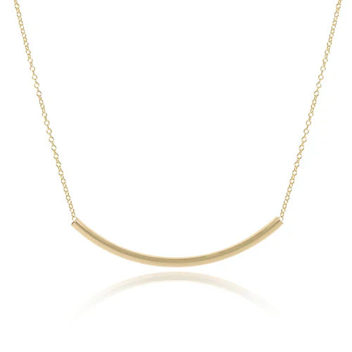 egirl 14" Necklace Gold - Bliss Bar Small Gold