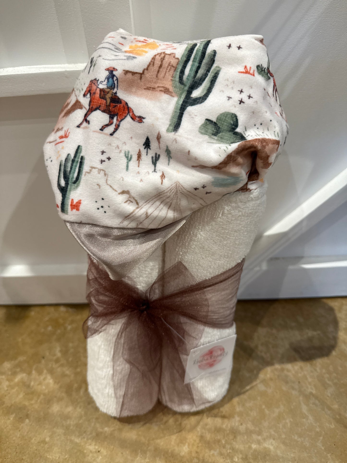 Rockin Royalty Plush Hooded Towel