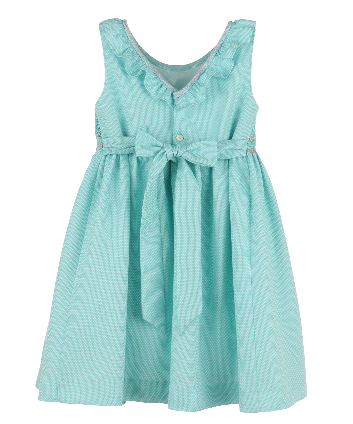 Sunny Vibrant Ruffle Dress