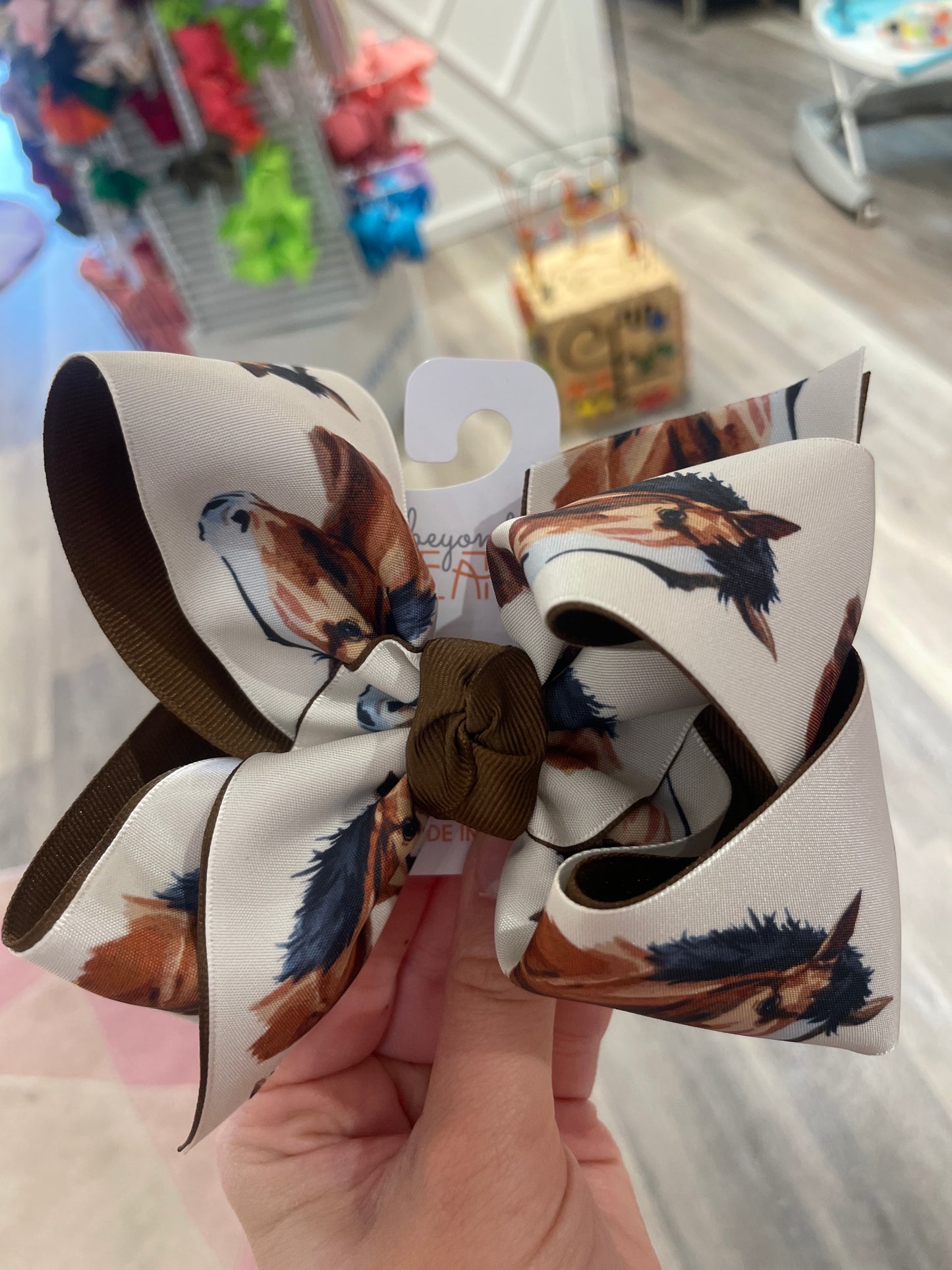 5.5" Huge Size Horse Head Bows