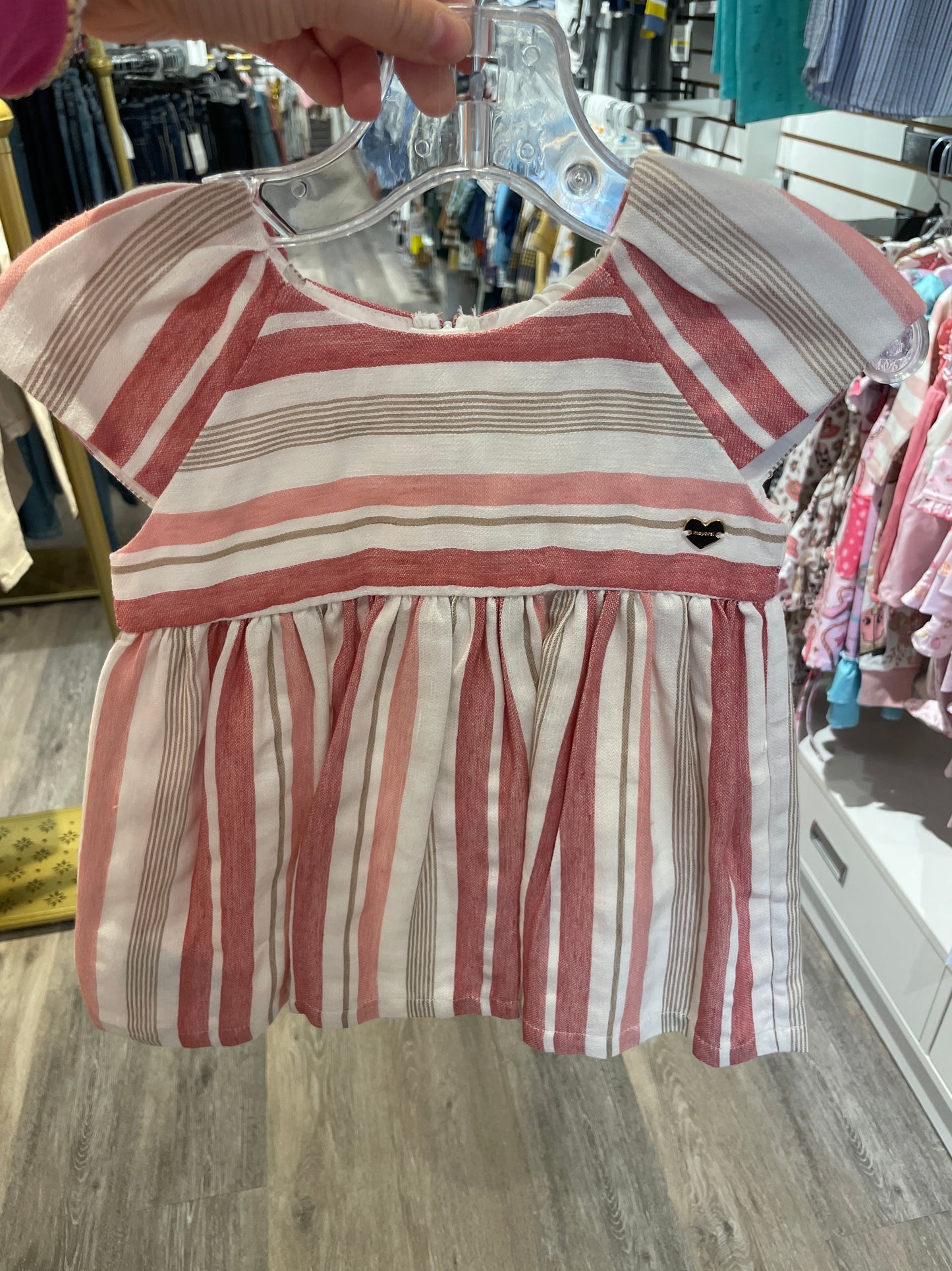 Arcilla stripped Dress