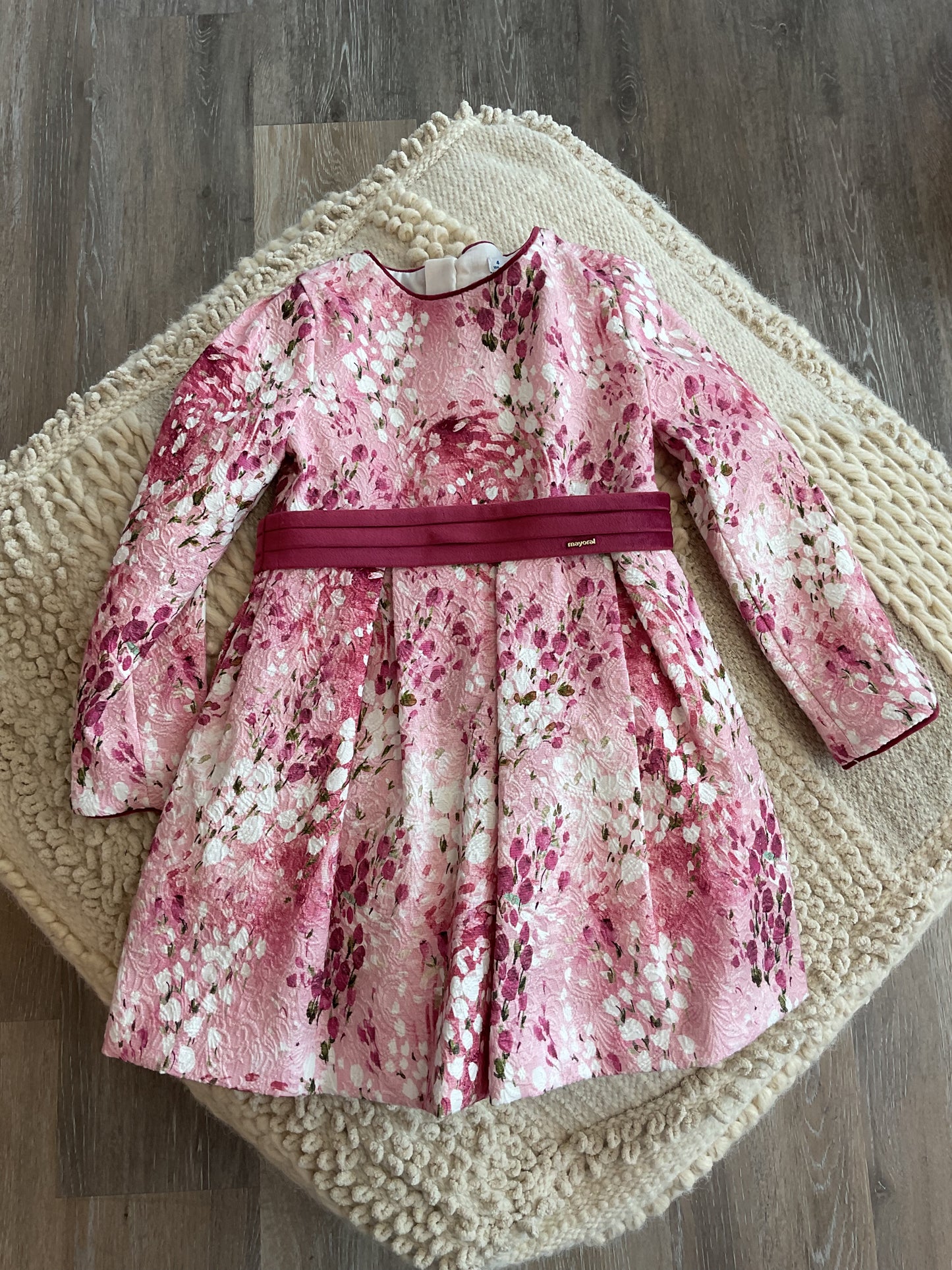 JAQUARD PRINTED DRESS