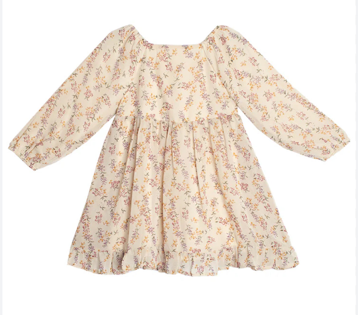 Ivory Adore Floral Dress