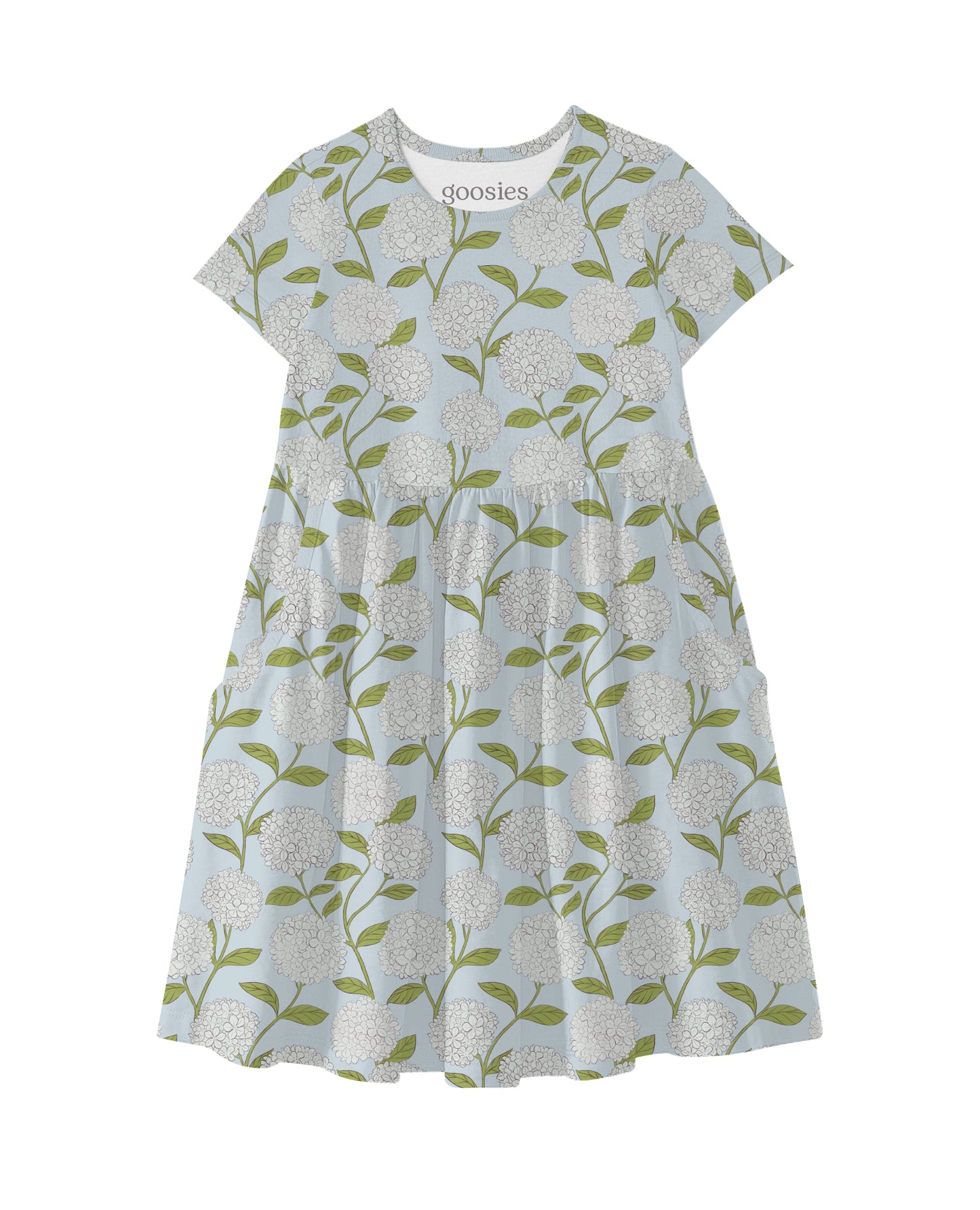 Hydrangeas Pocket Dress