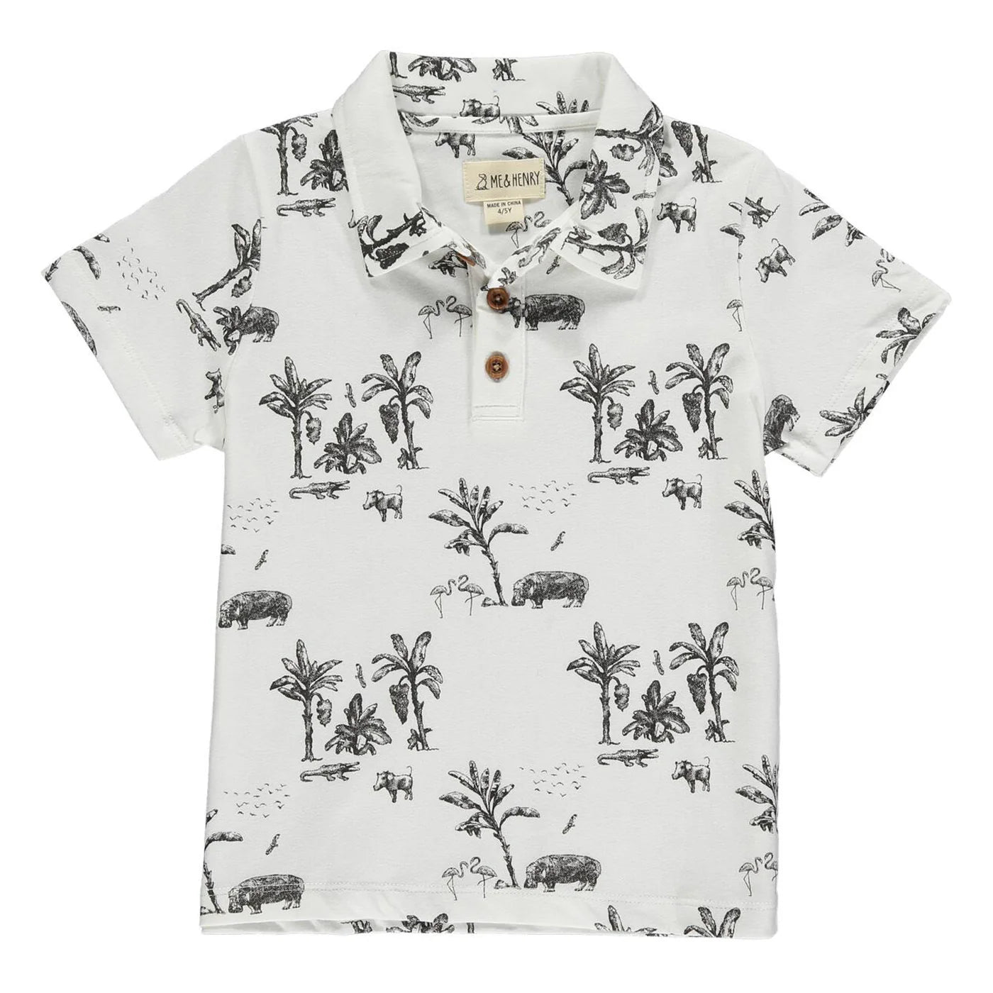 White Savannah Hippo Polo