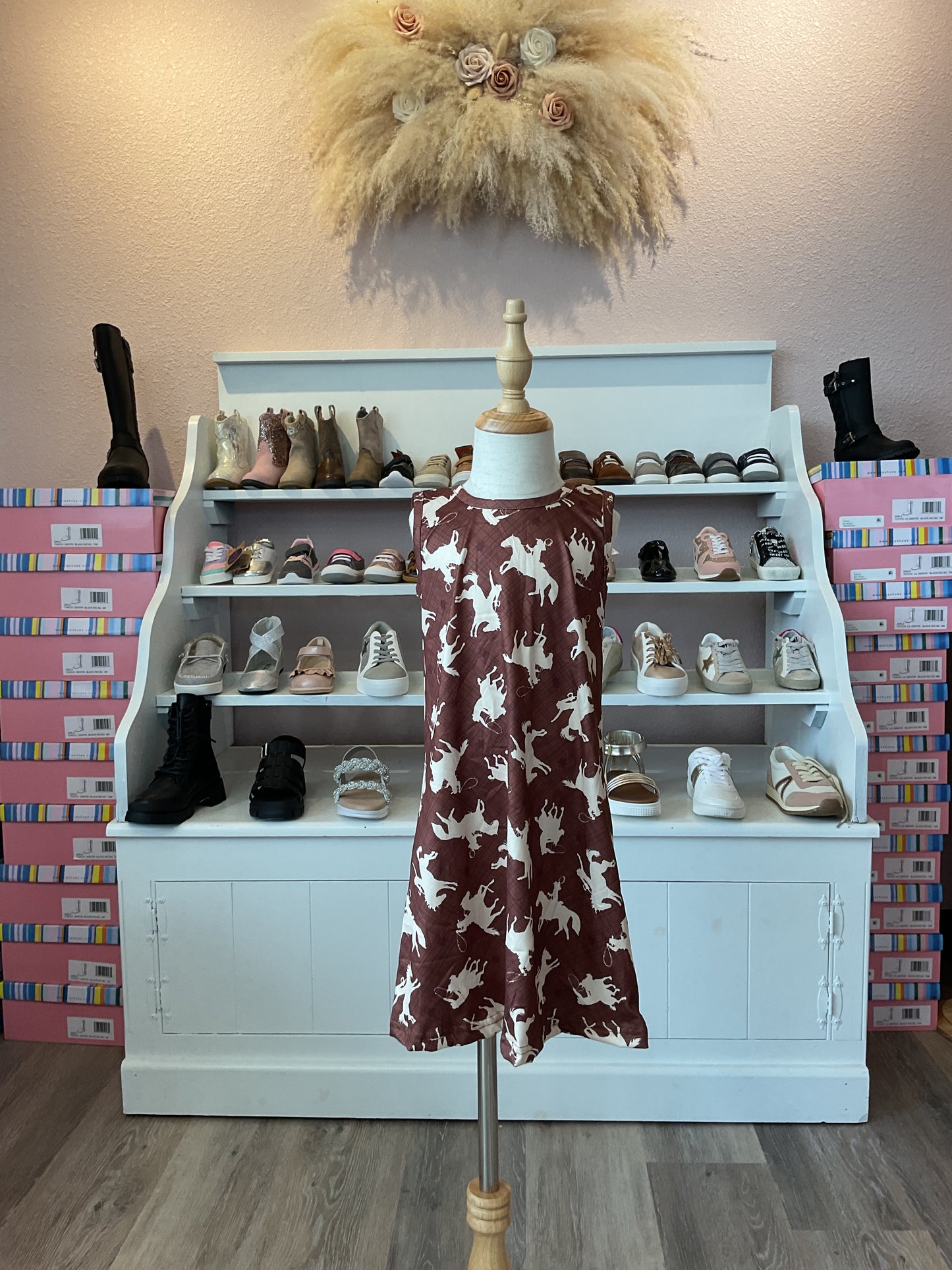 BROWN COWGIRL DRESS