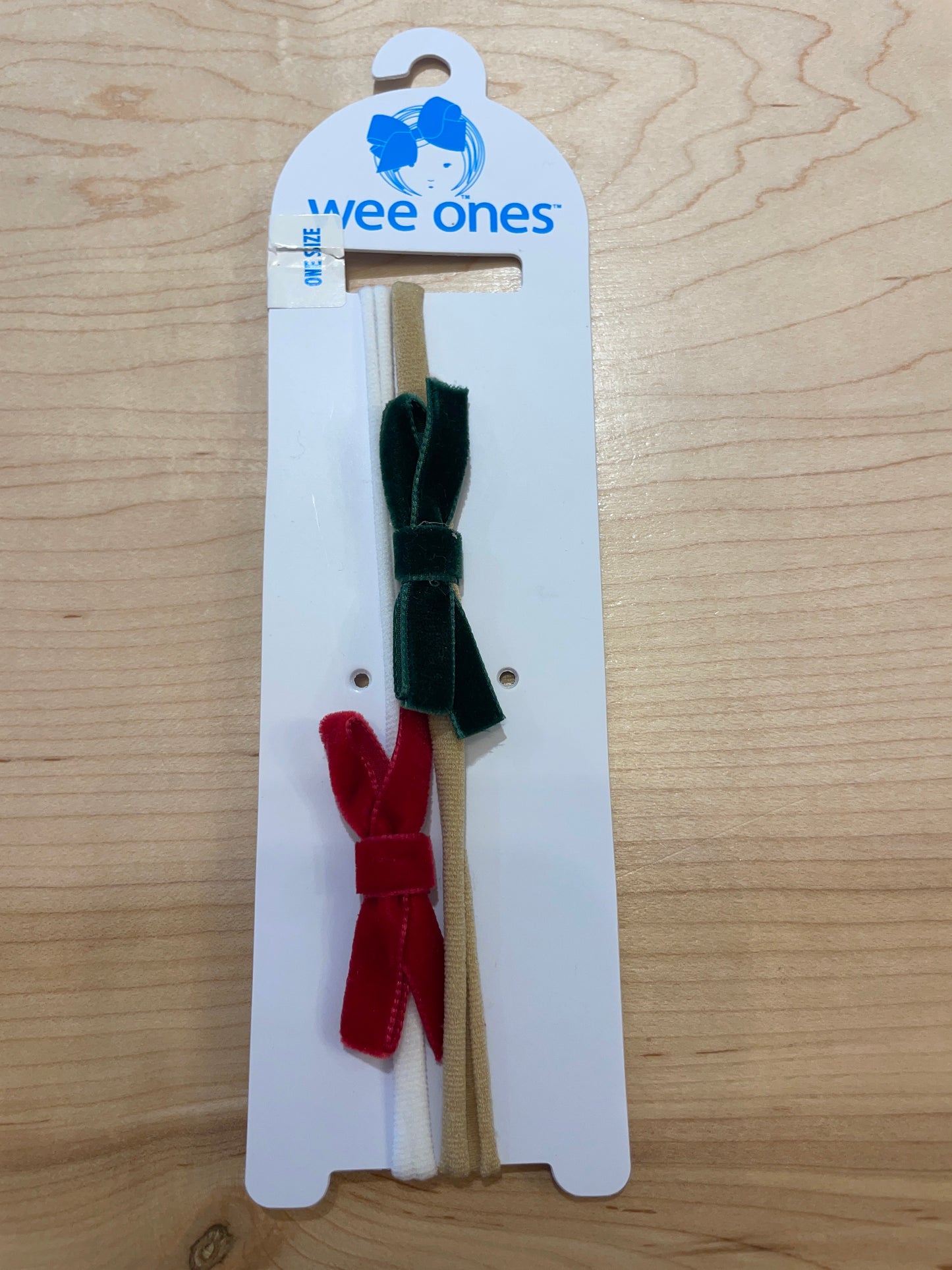 2 PK Wee Velvet Bows