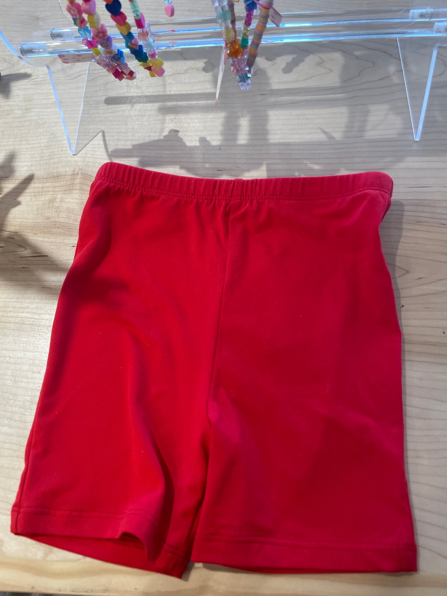 RED TWIRL SHORTS