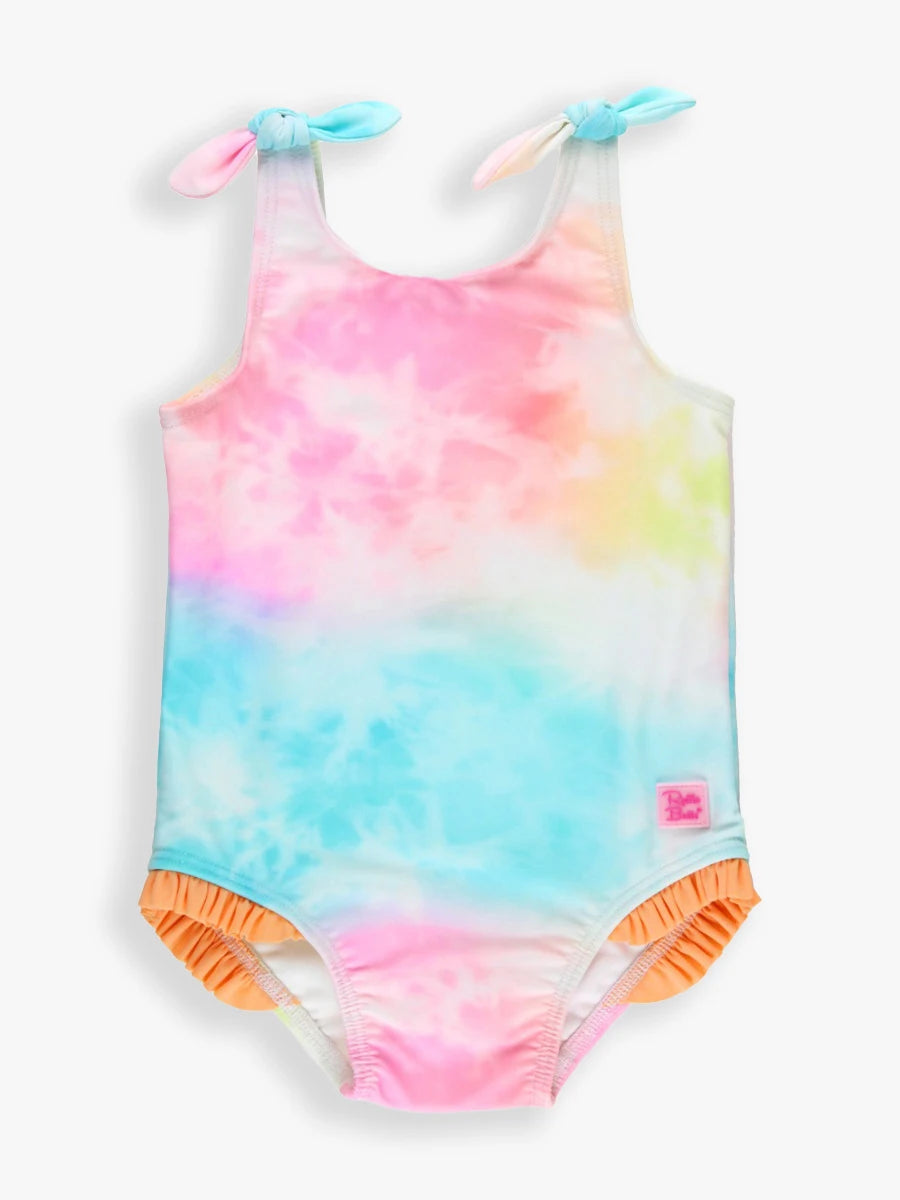 RAINBOW TYE-DYE TWEEN ONE PIECE HENLEY