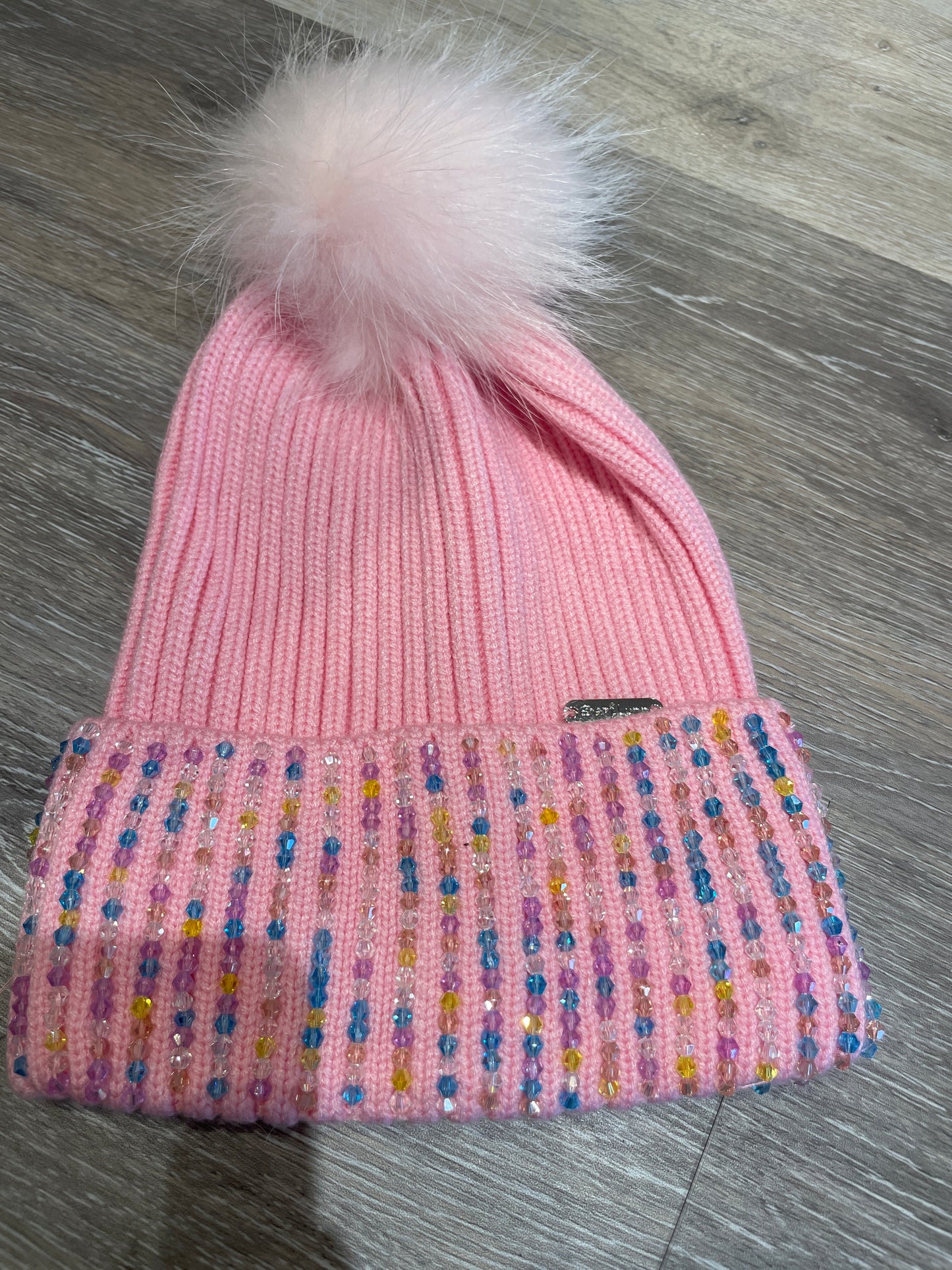 Beaded Cuff Beanie
