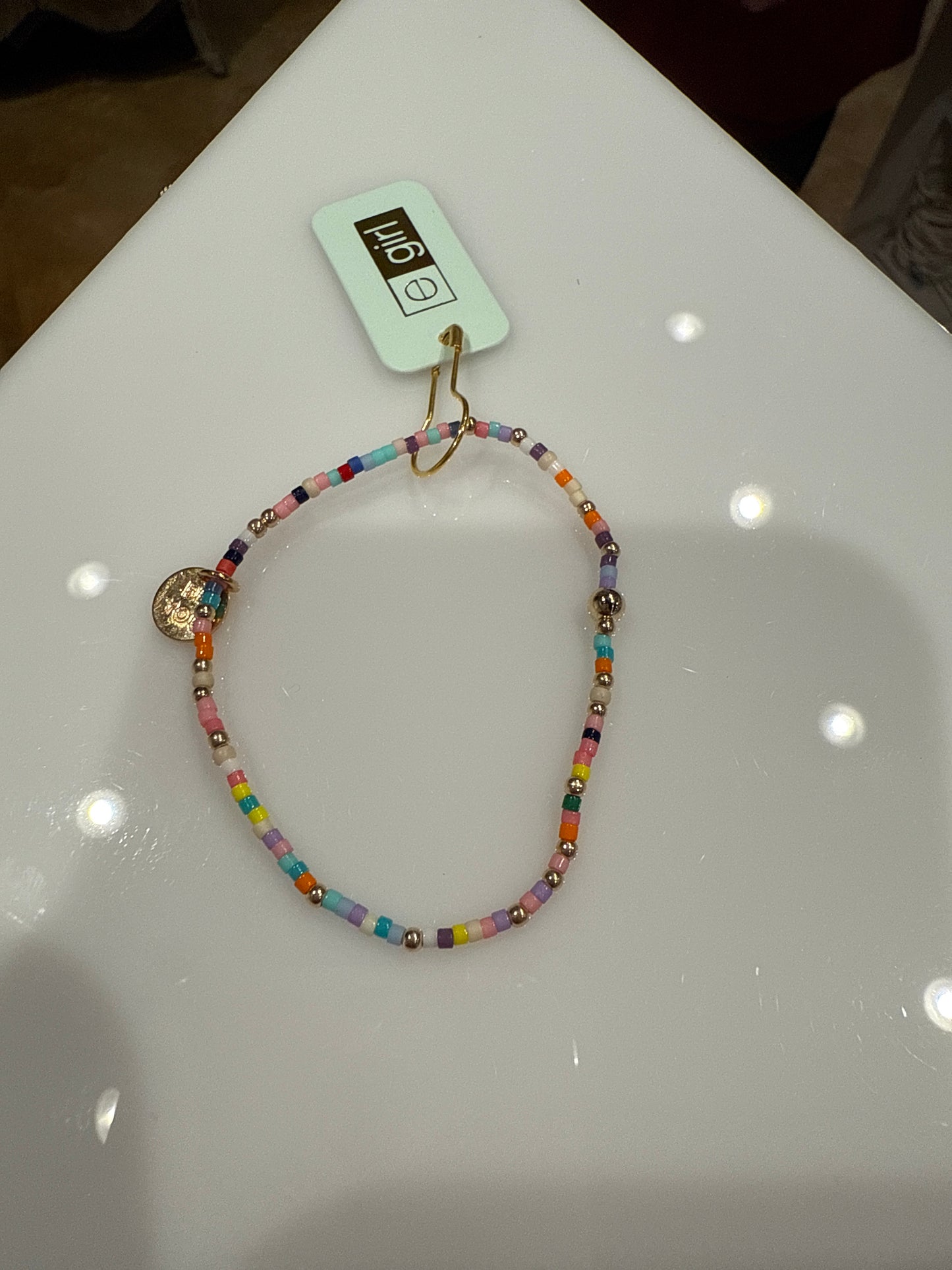 egirl Hope Unwritten Bracelet - Hot Mess - Be You. Small Gold Disc