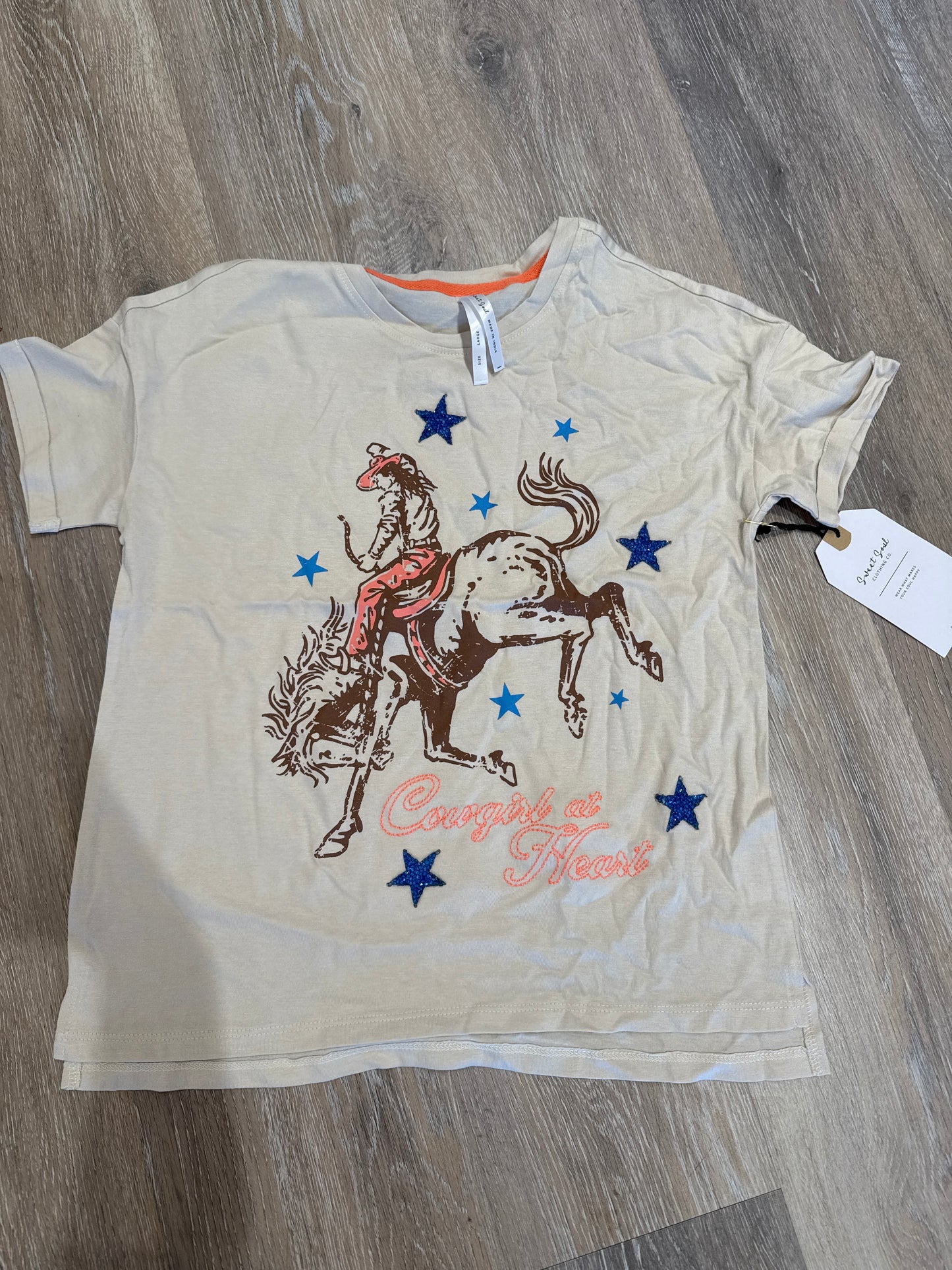 Cowgirl at Heart Western Graphic Tee