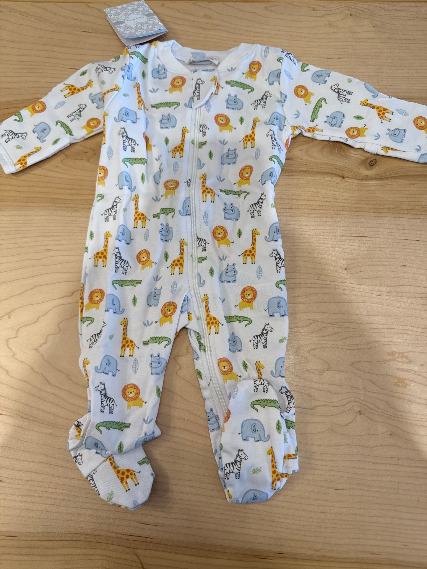 Animal Print Footie