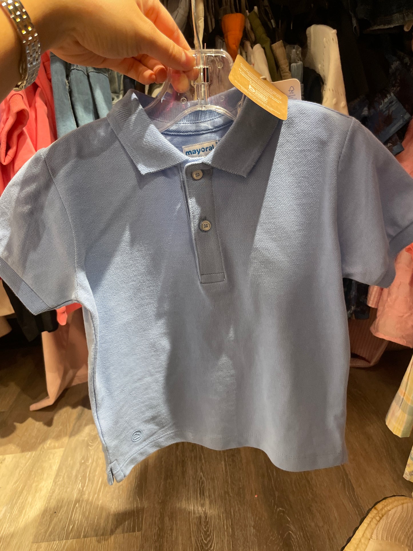 Boys Blue Basic polo shirt