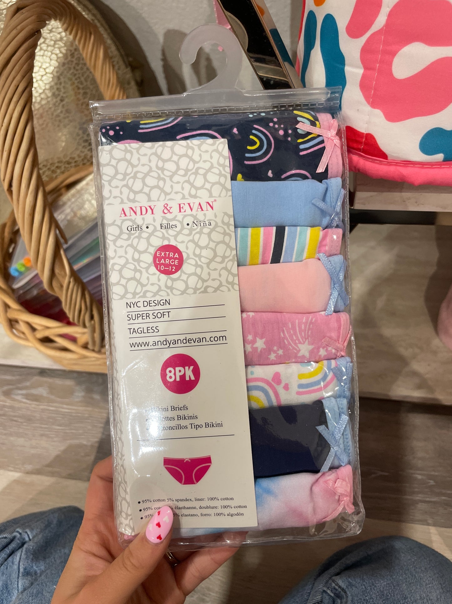 GIRLS EIGHT PACK BIKINI BRIEF