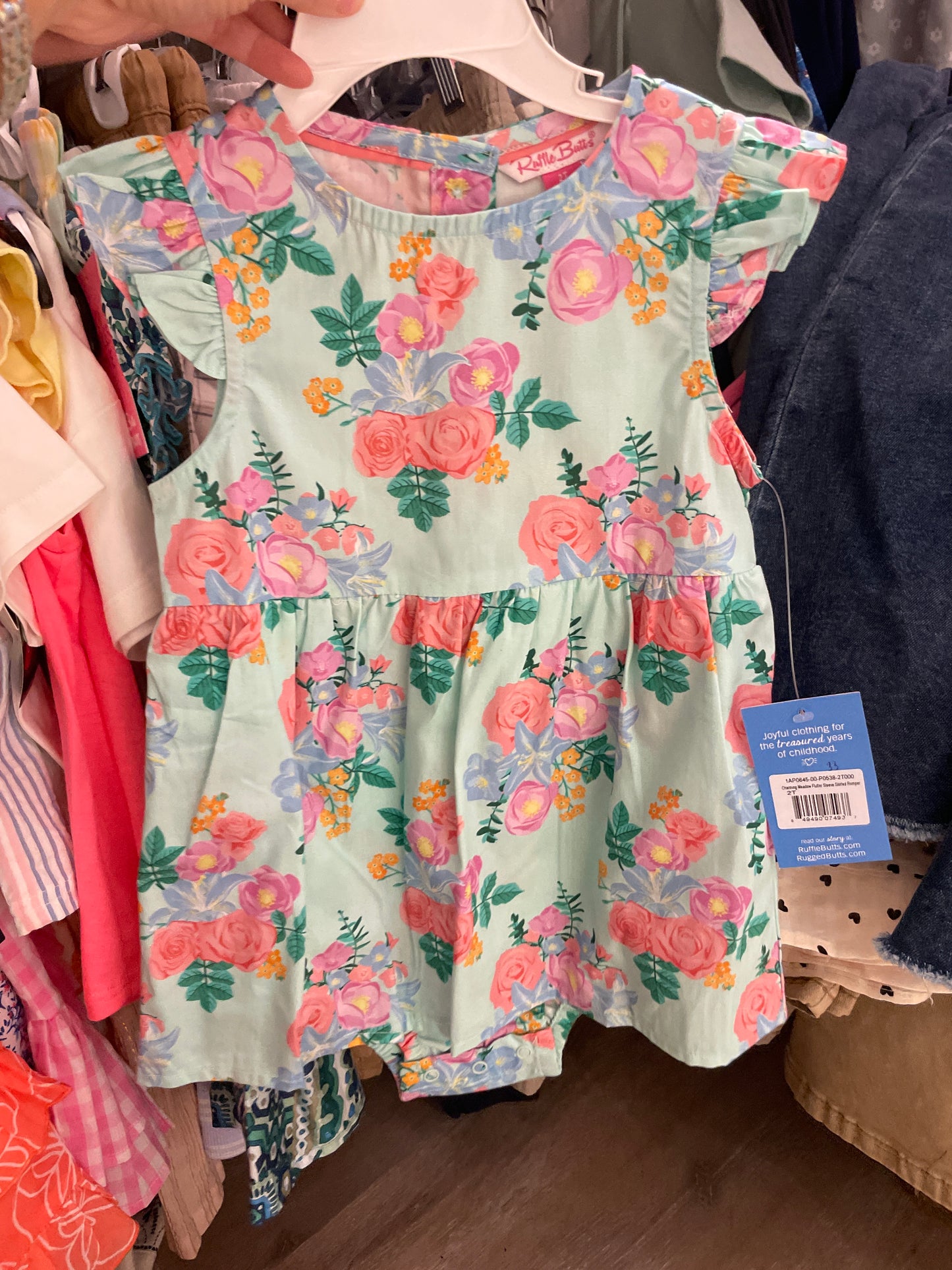 Charming Meadow Skirted Romper