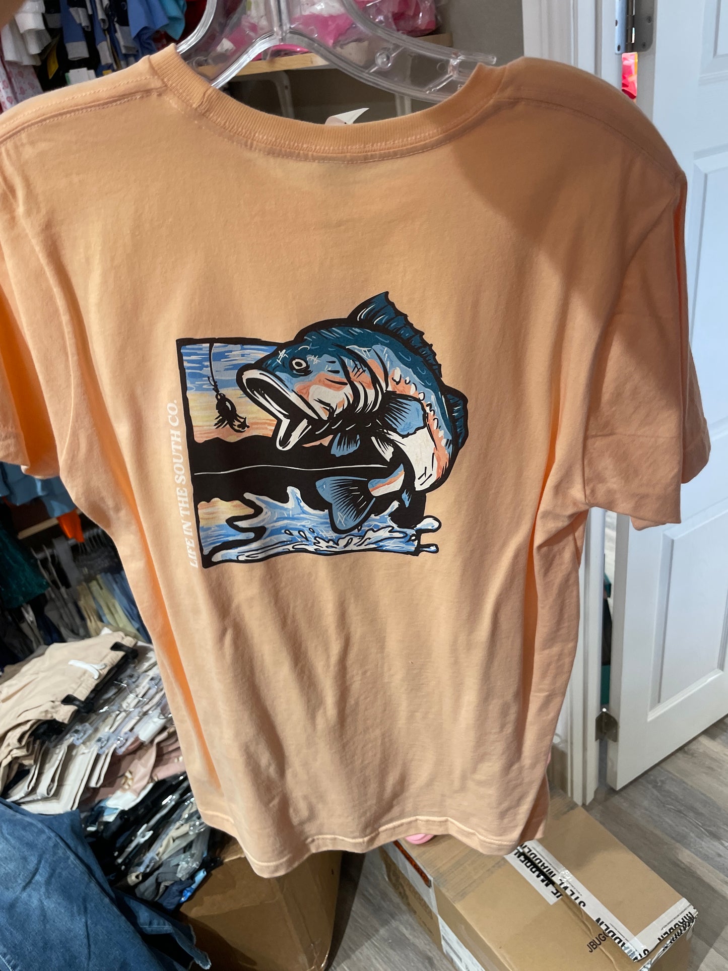 FISH JUMPING GRAPHIC TEE FOR BOYS