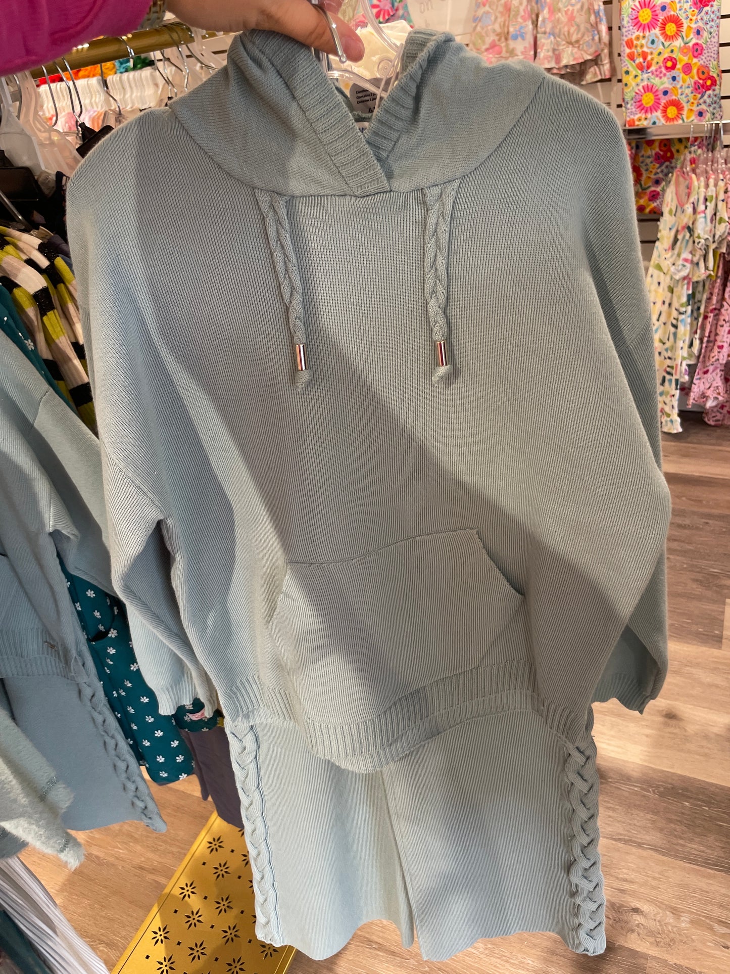 Jade Knitted Sweater And Pant Set