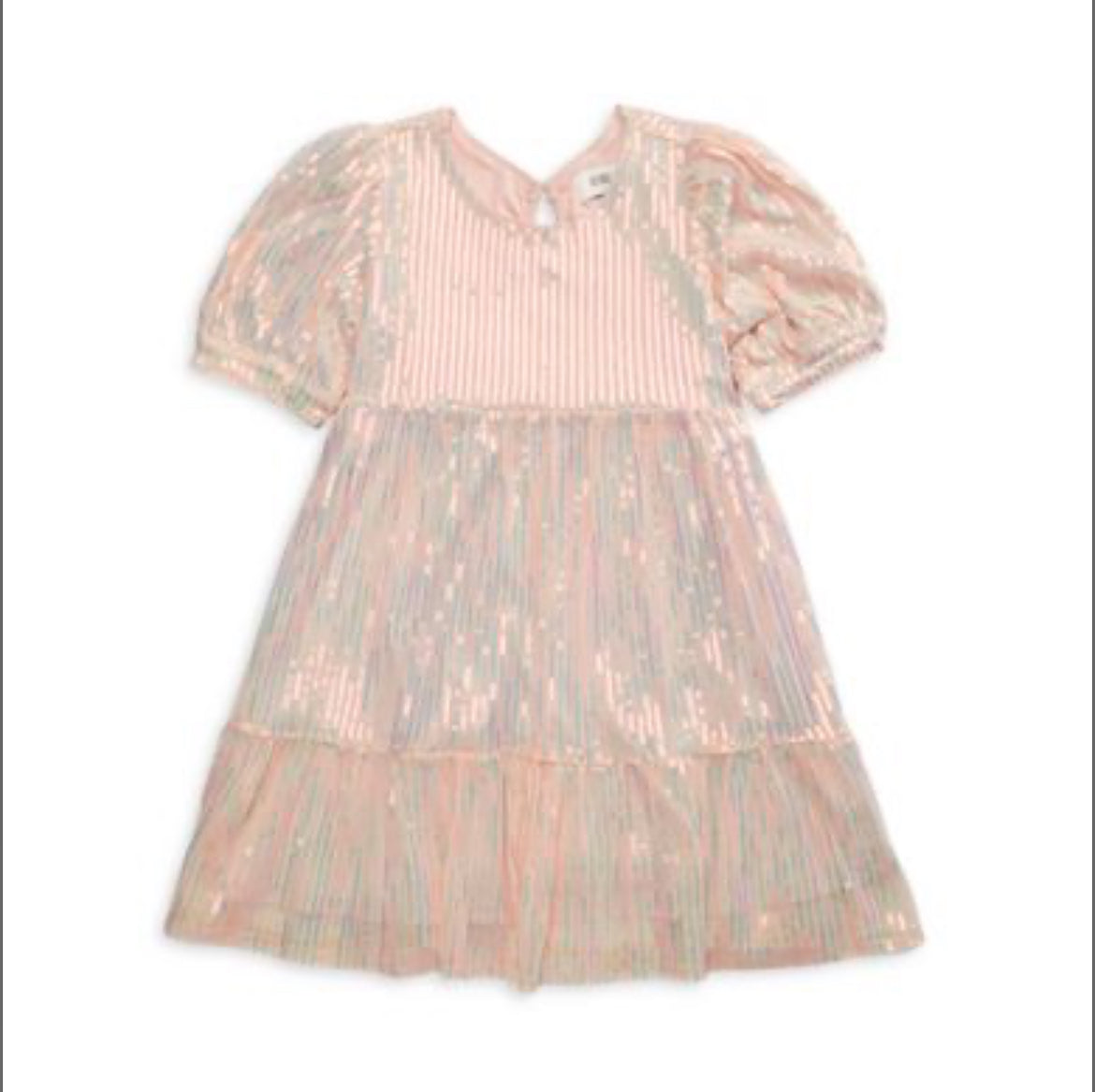 Pale Pink Sequin Taylor Dress