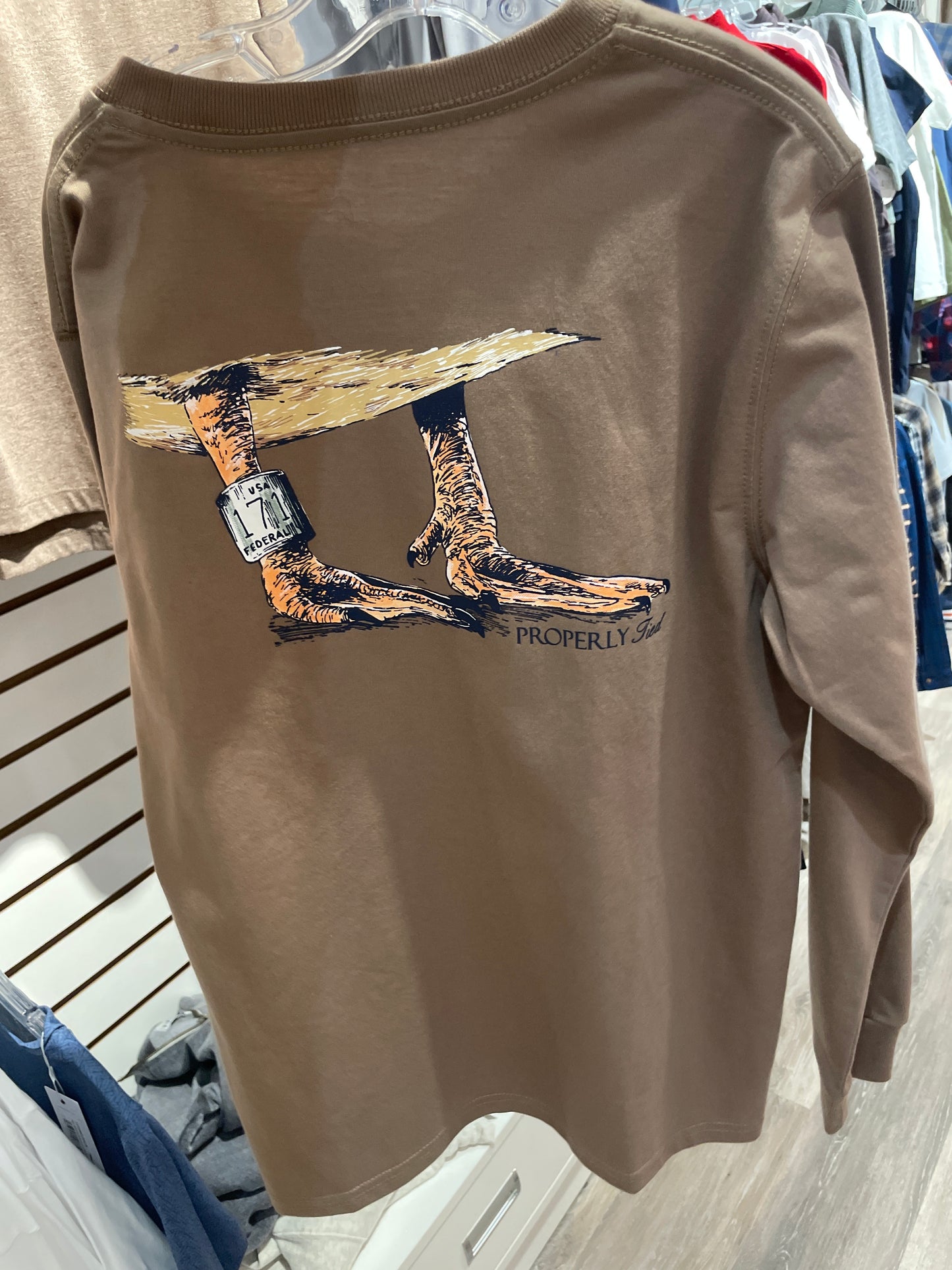 Boys Walnut Duck Band LS