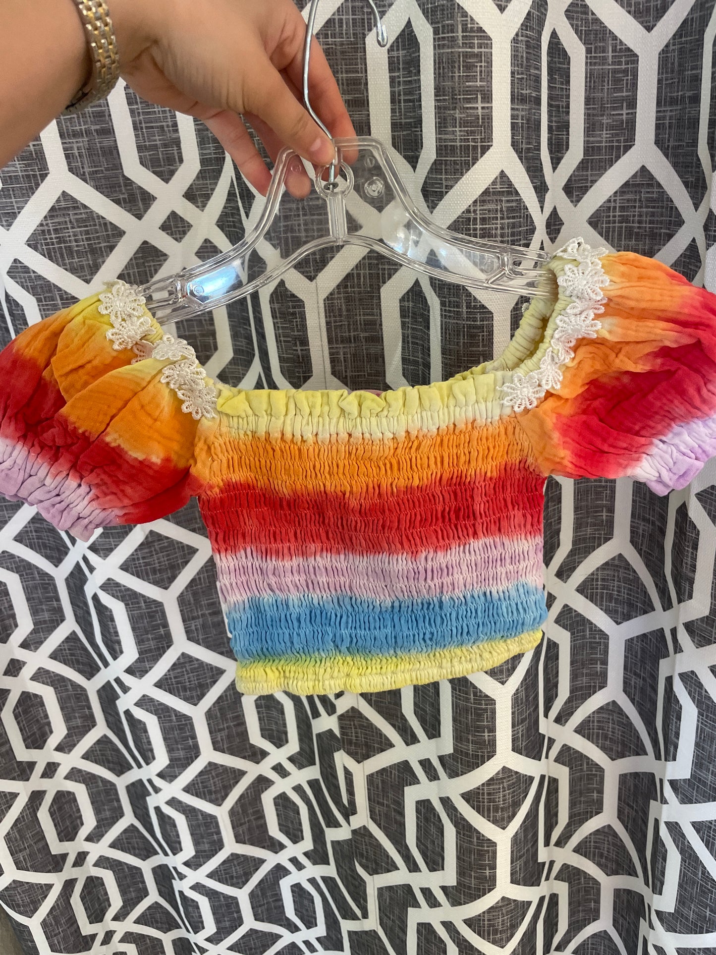Molly Rainbow Tie Dye Top