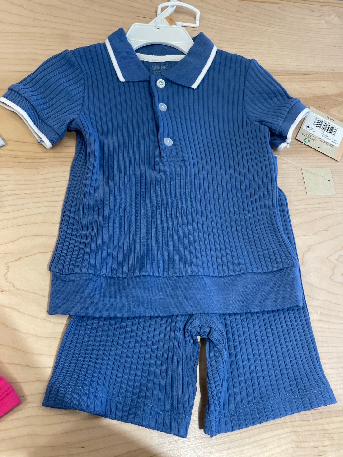 Toddler Essential Solids Blue Short Set