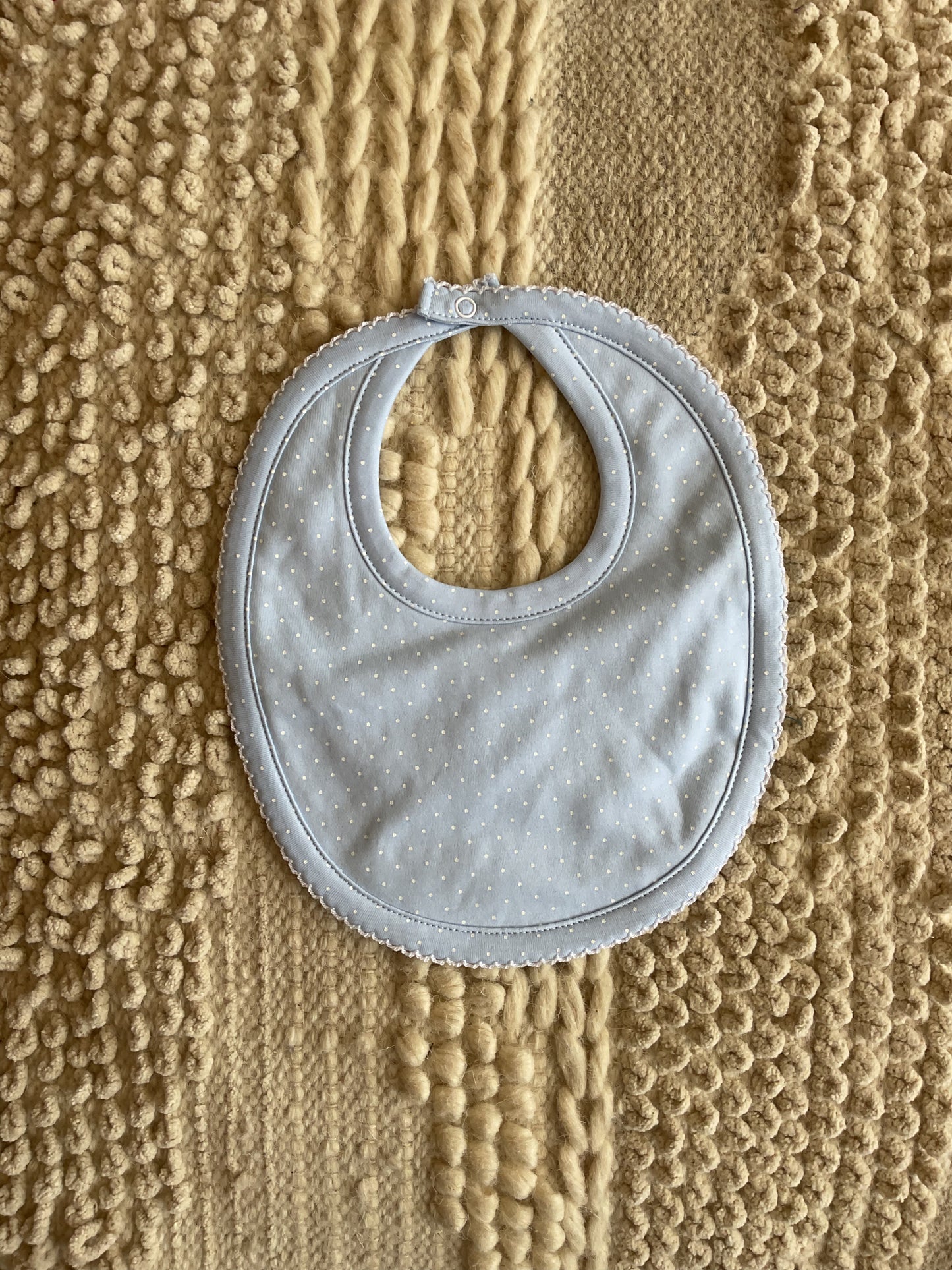 NEW KISSY DOTS PRINT BIB