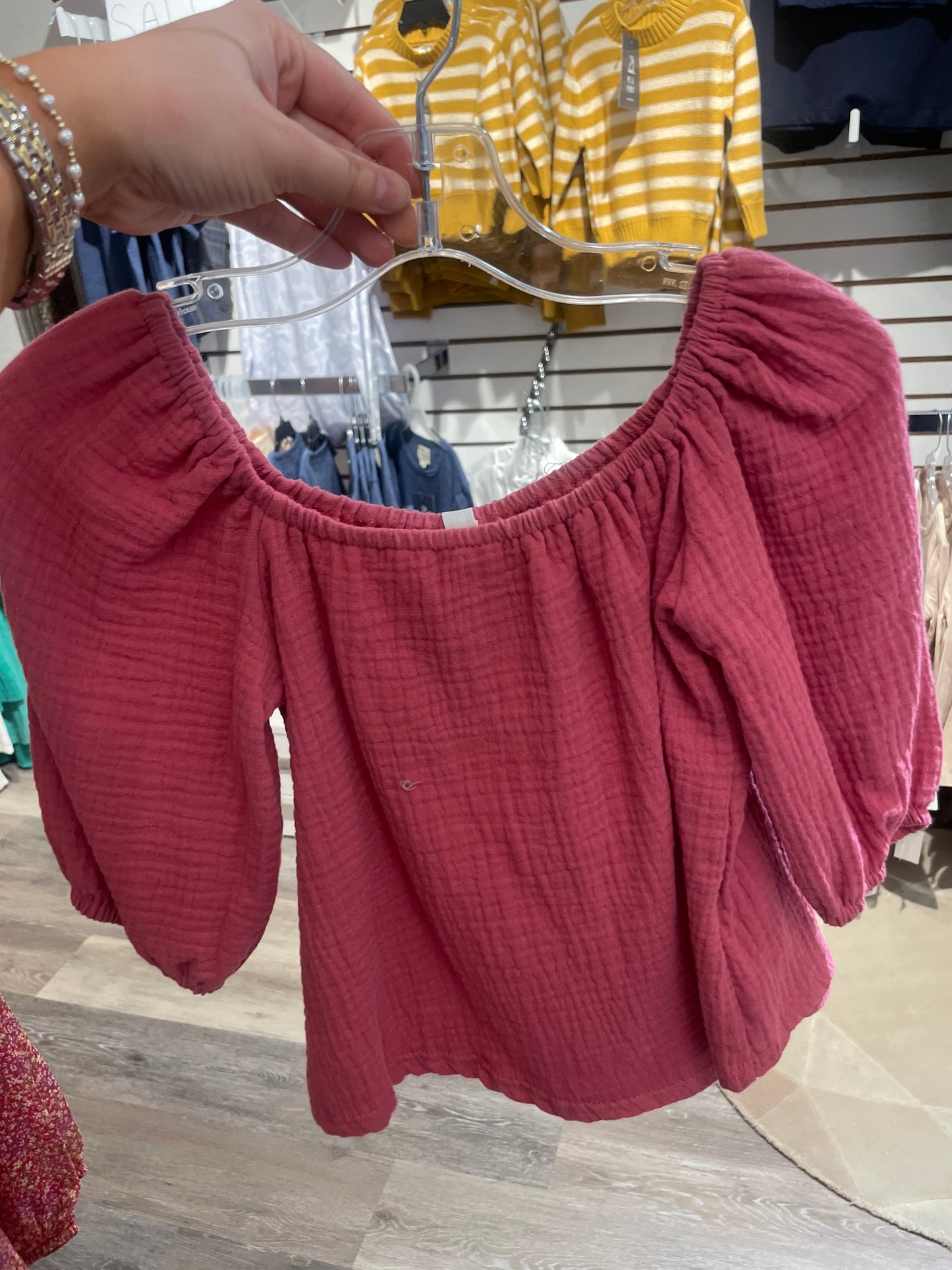 Rouge Balloon Sleeve Blouse