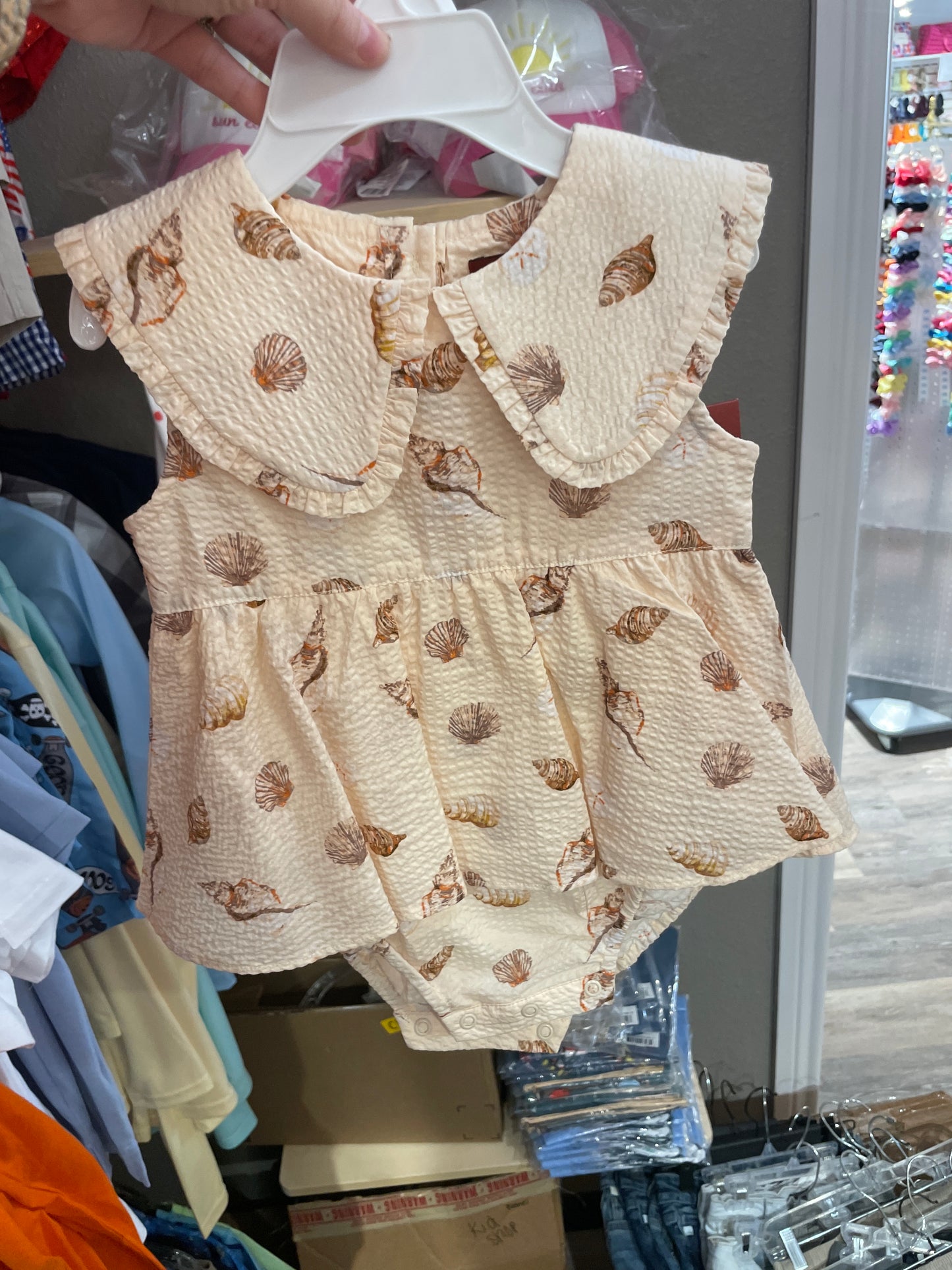 Butterfly Ruffle One Piece Seachells