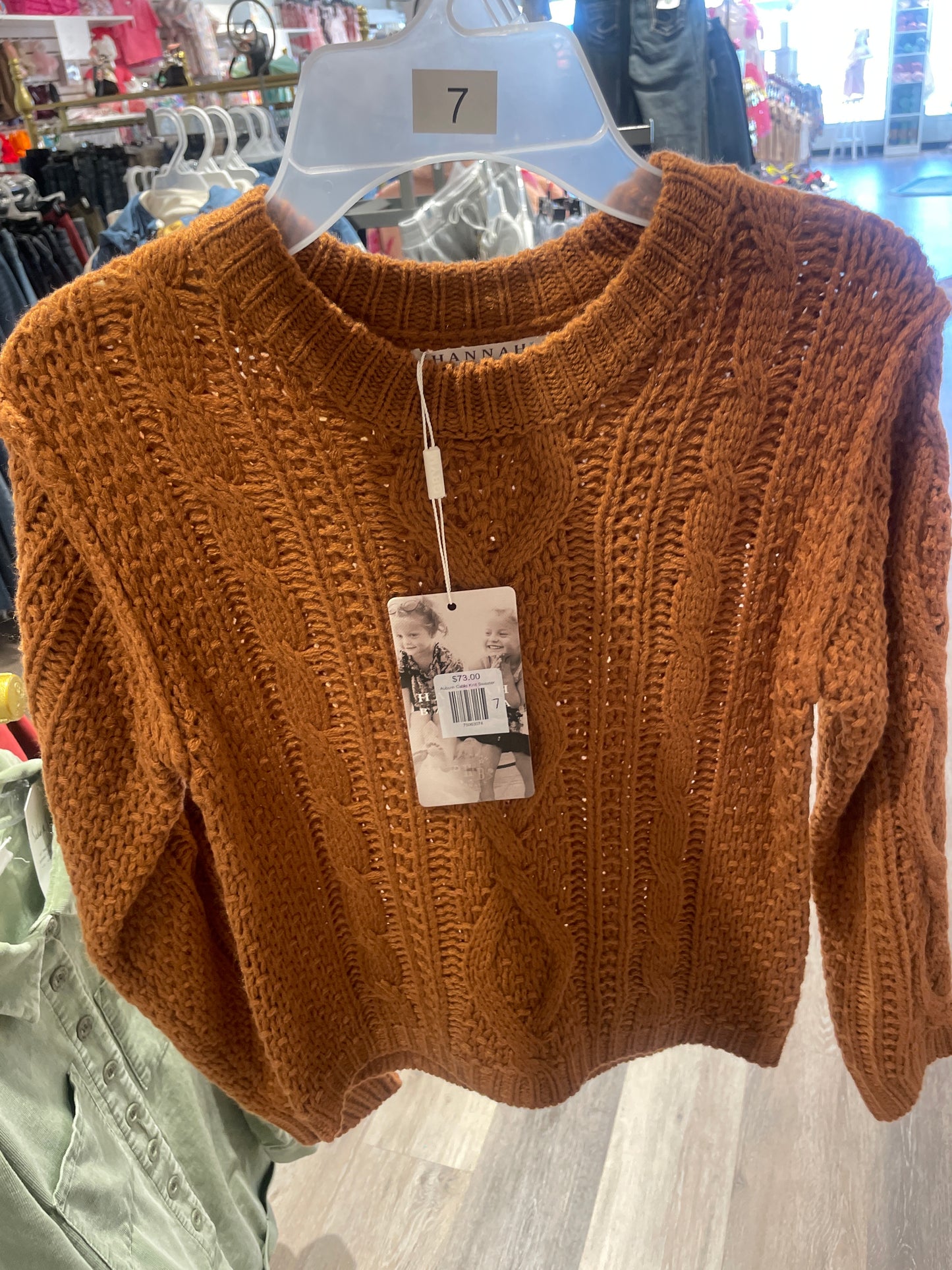 Auburn Cable Knit Sweater