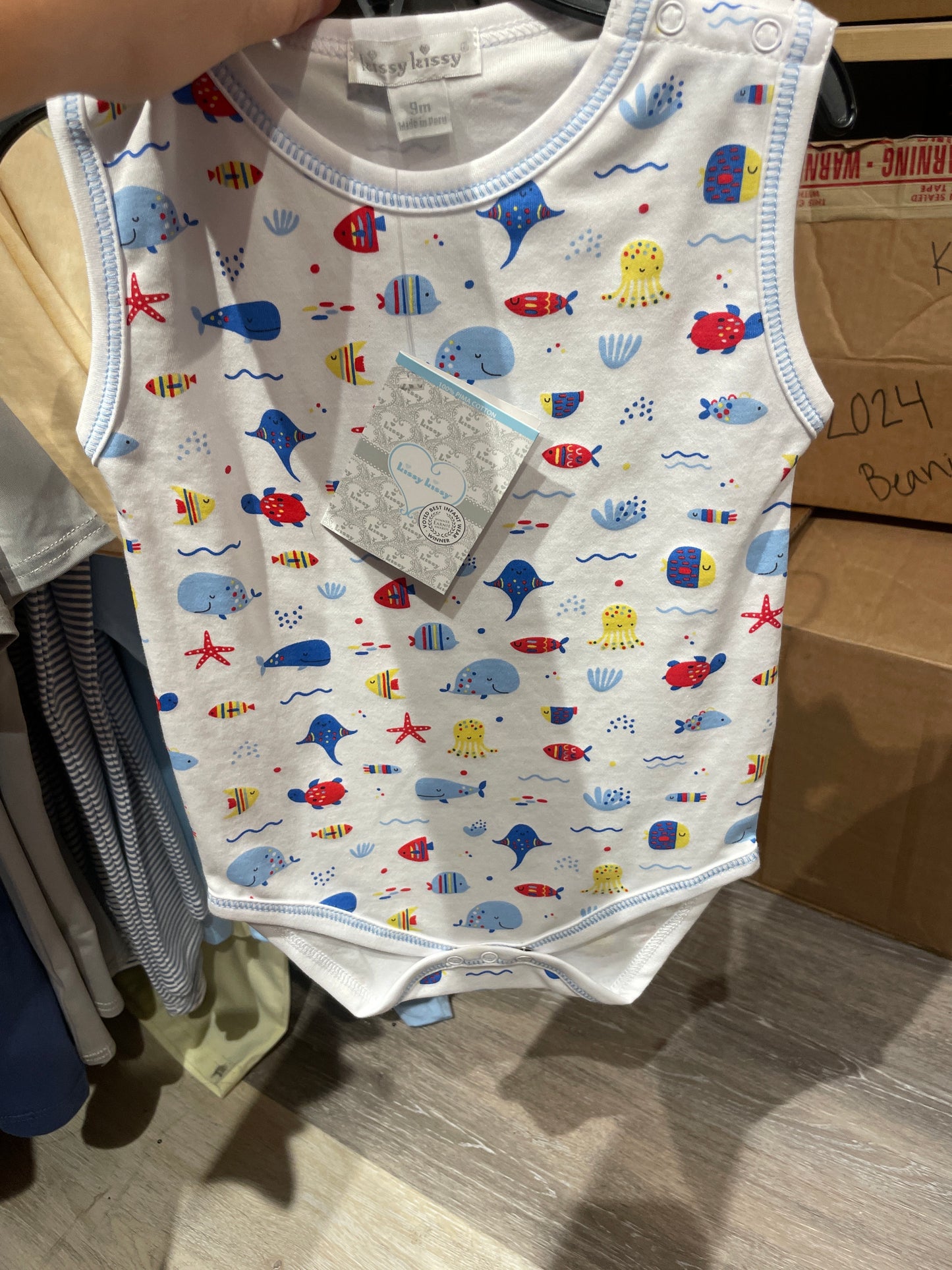 BLUE SEA LIFE FUN BODYSUIT