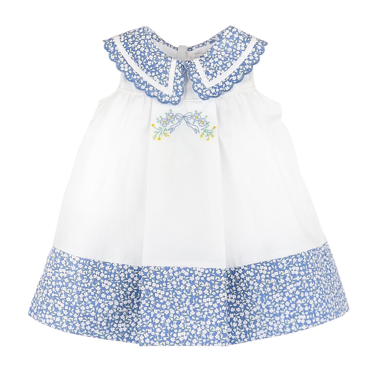 BLOOMY COLLAR DRESS