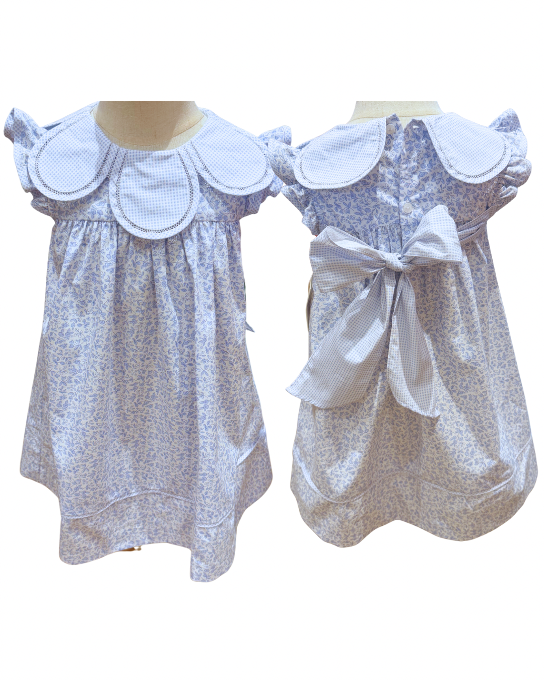 Blue Blooms Petal Float Dress