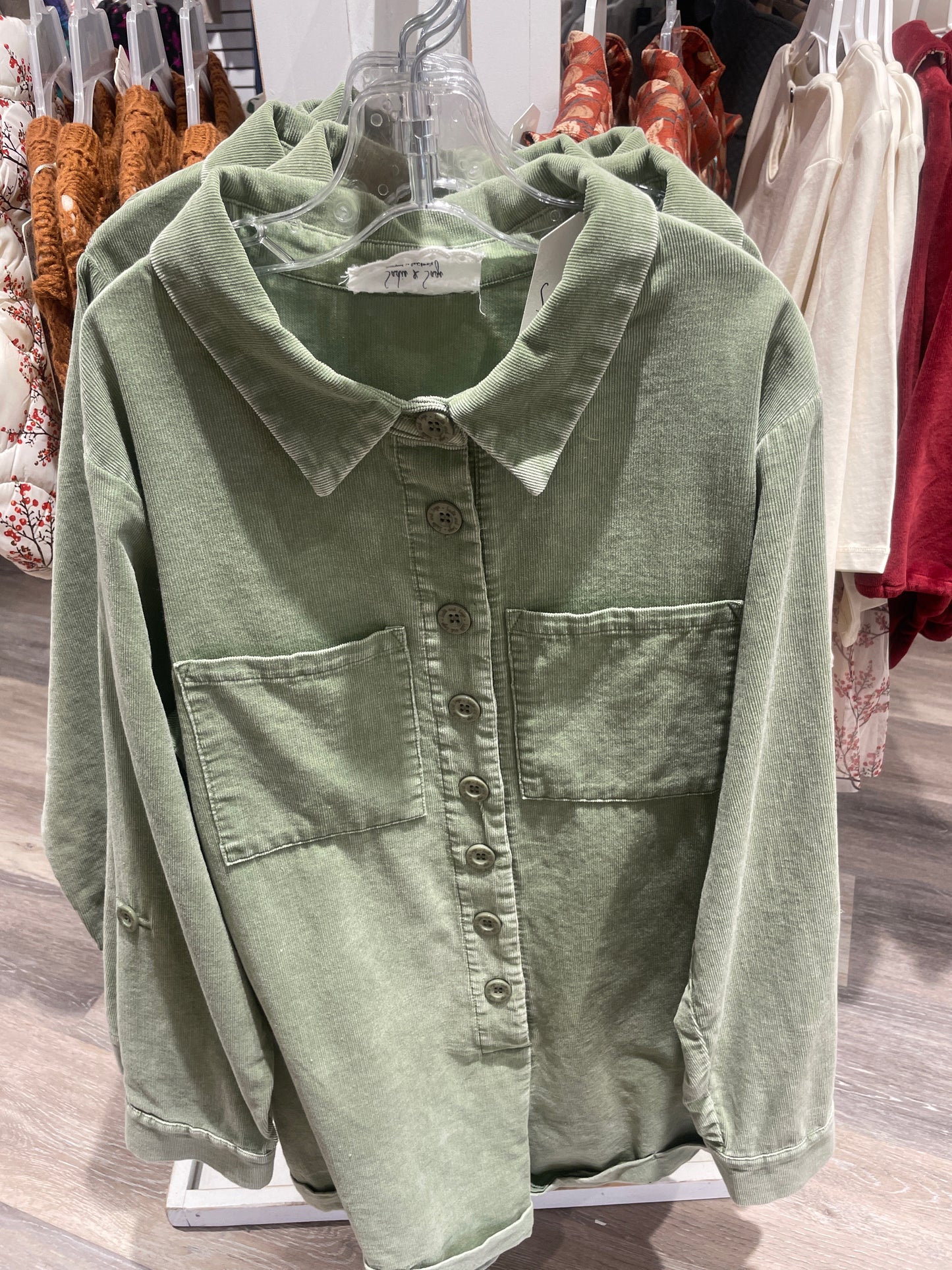 WASHED GREEN ROMPER