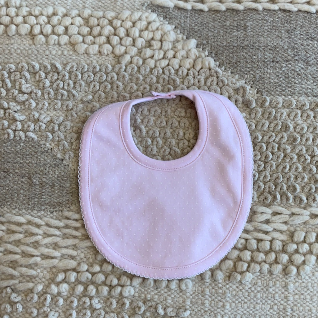 NEW KISSY DOTS PRINT BIB