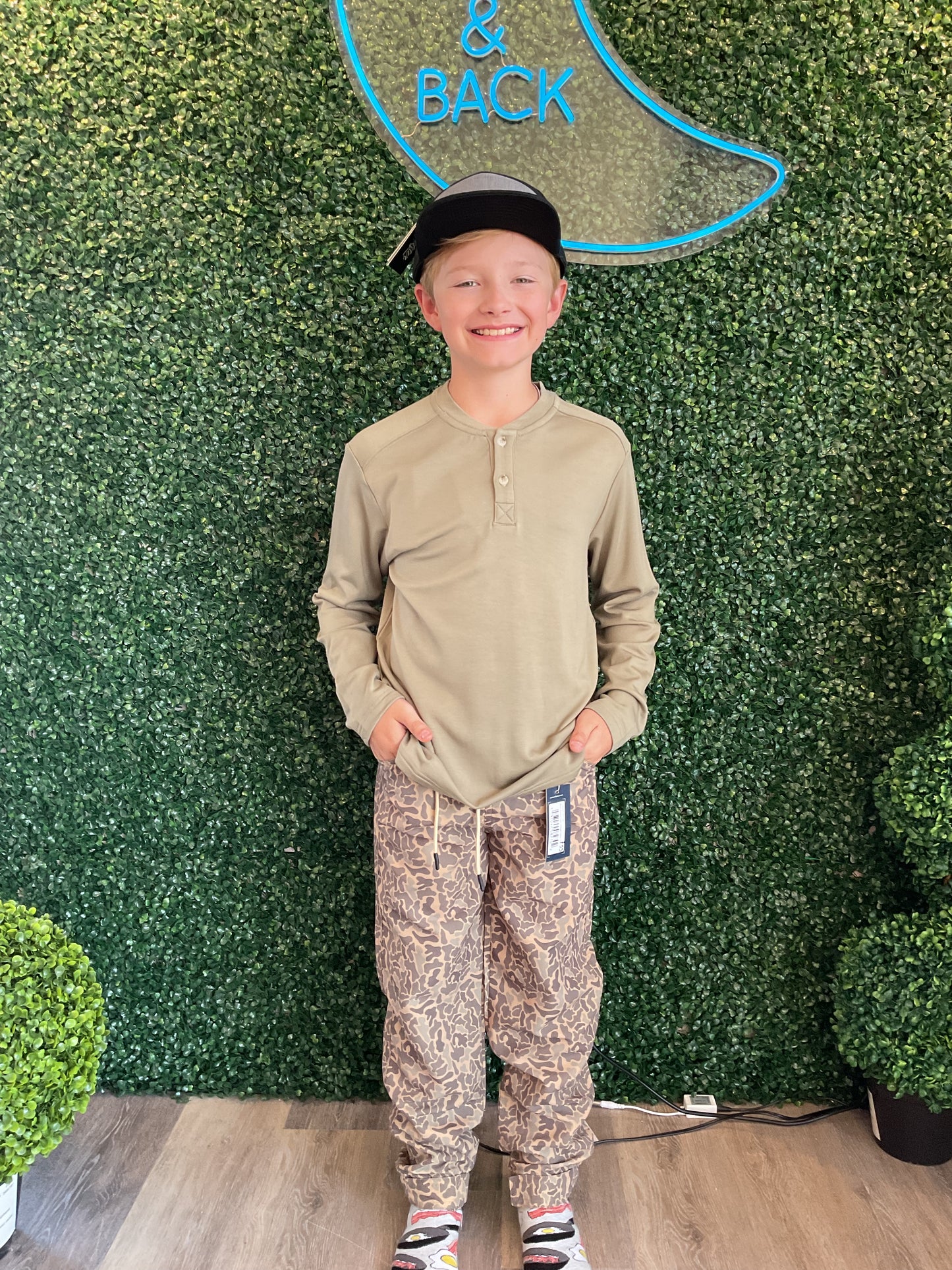BOYS MALLARD PANT VINTAGE CAMO