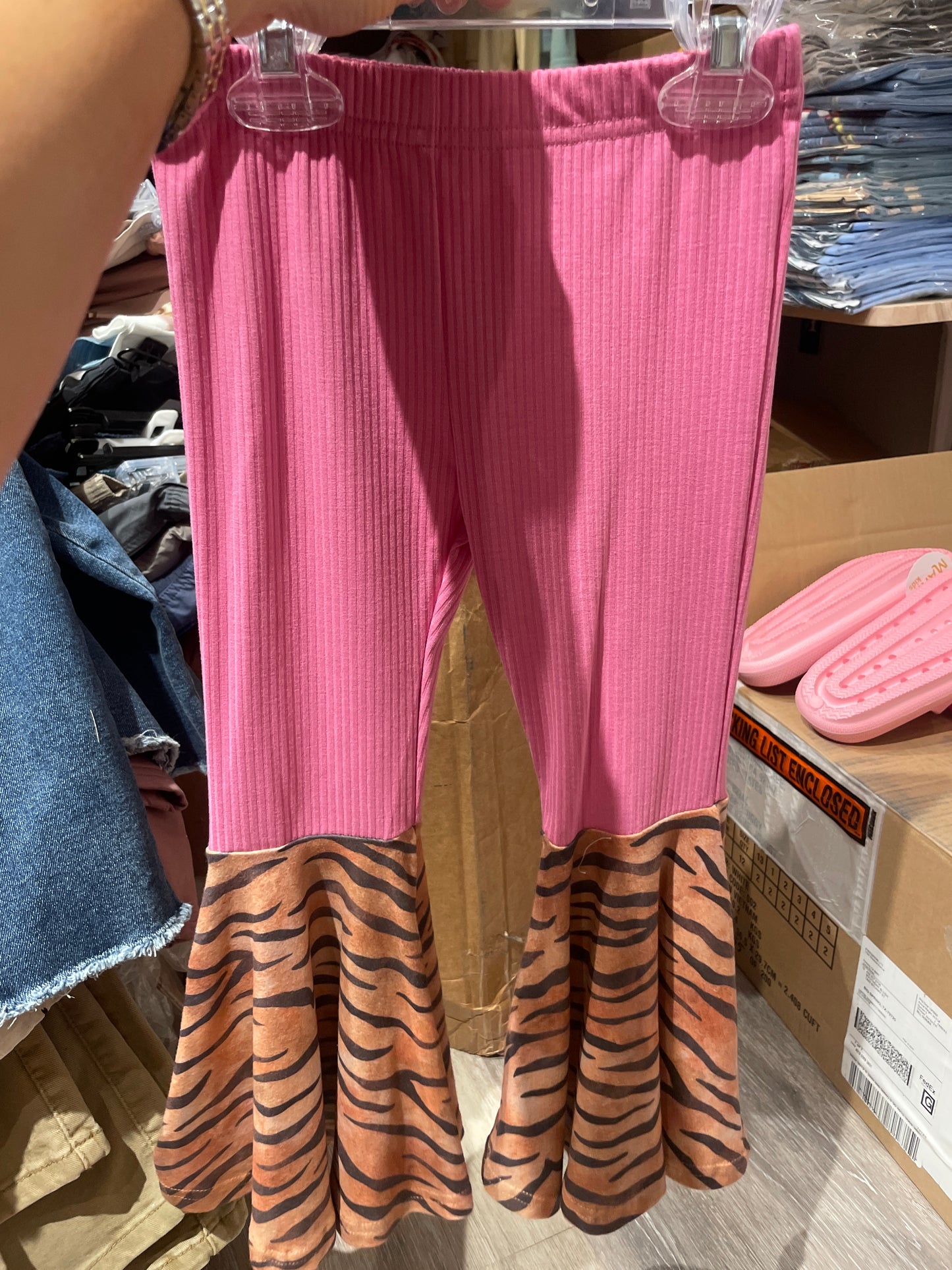 ZARA TIGER BELL BOTTOMS