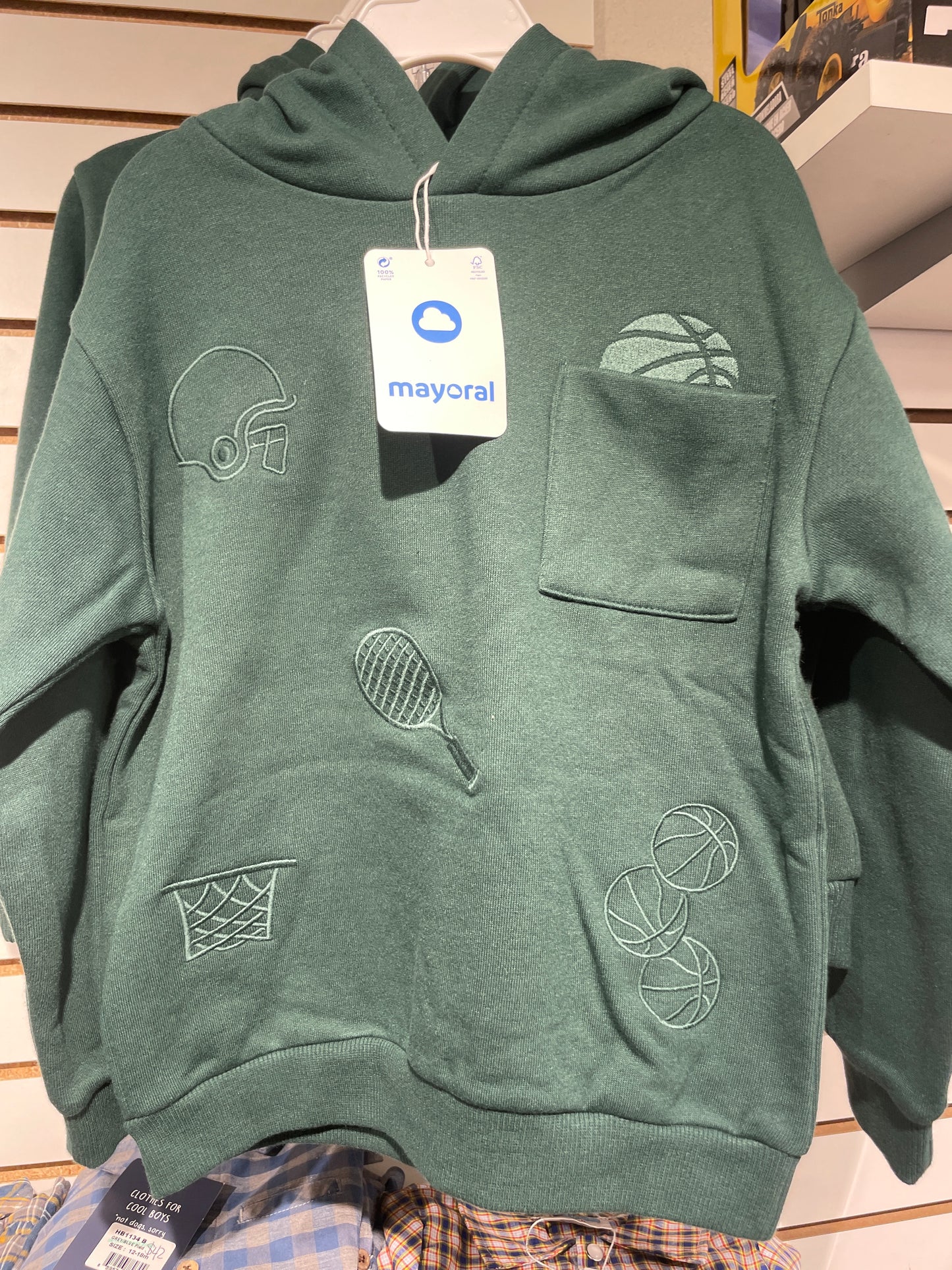 Emerald Green Sports Pullover