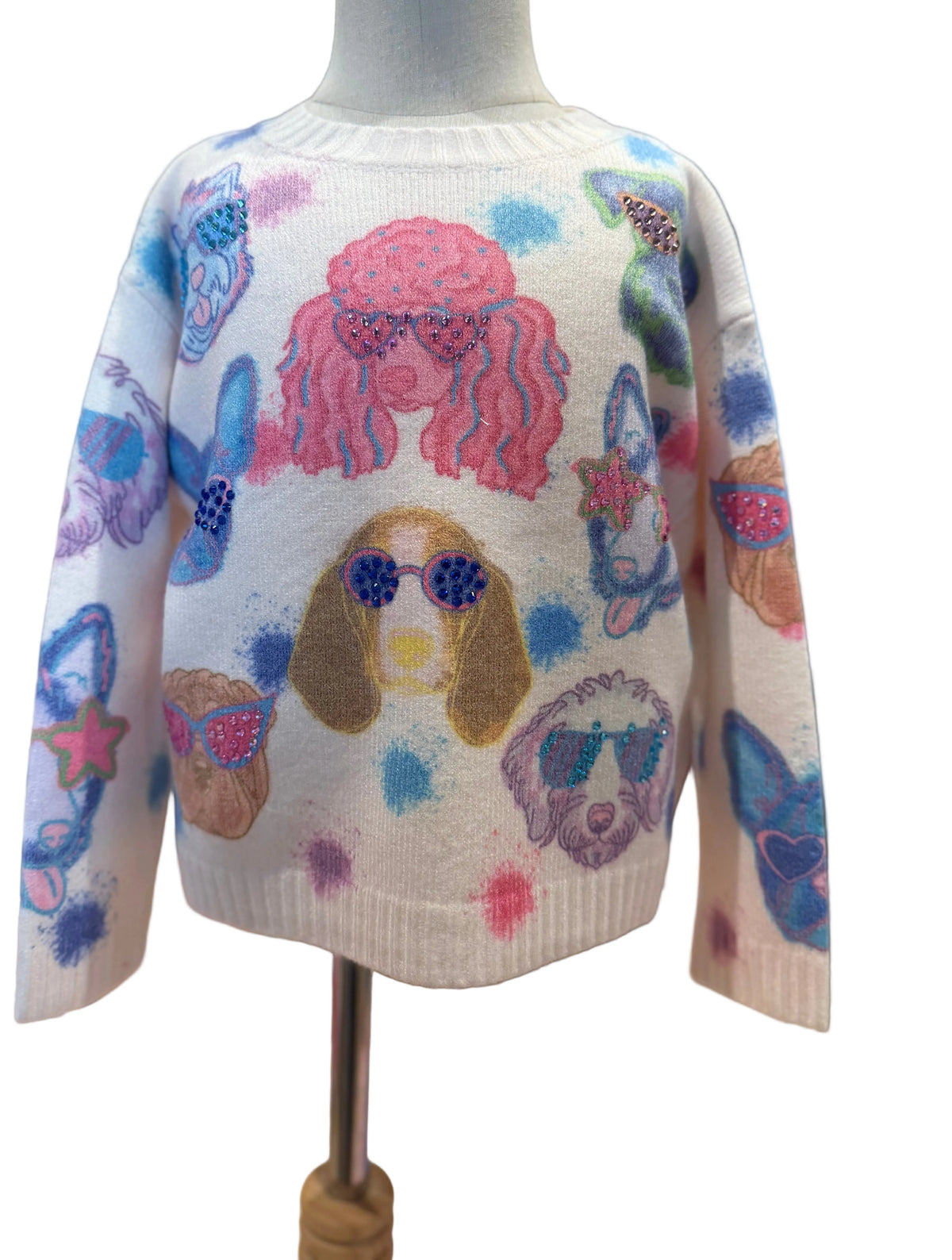 Dog Print Sweater